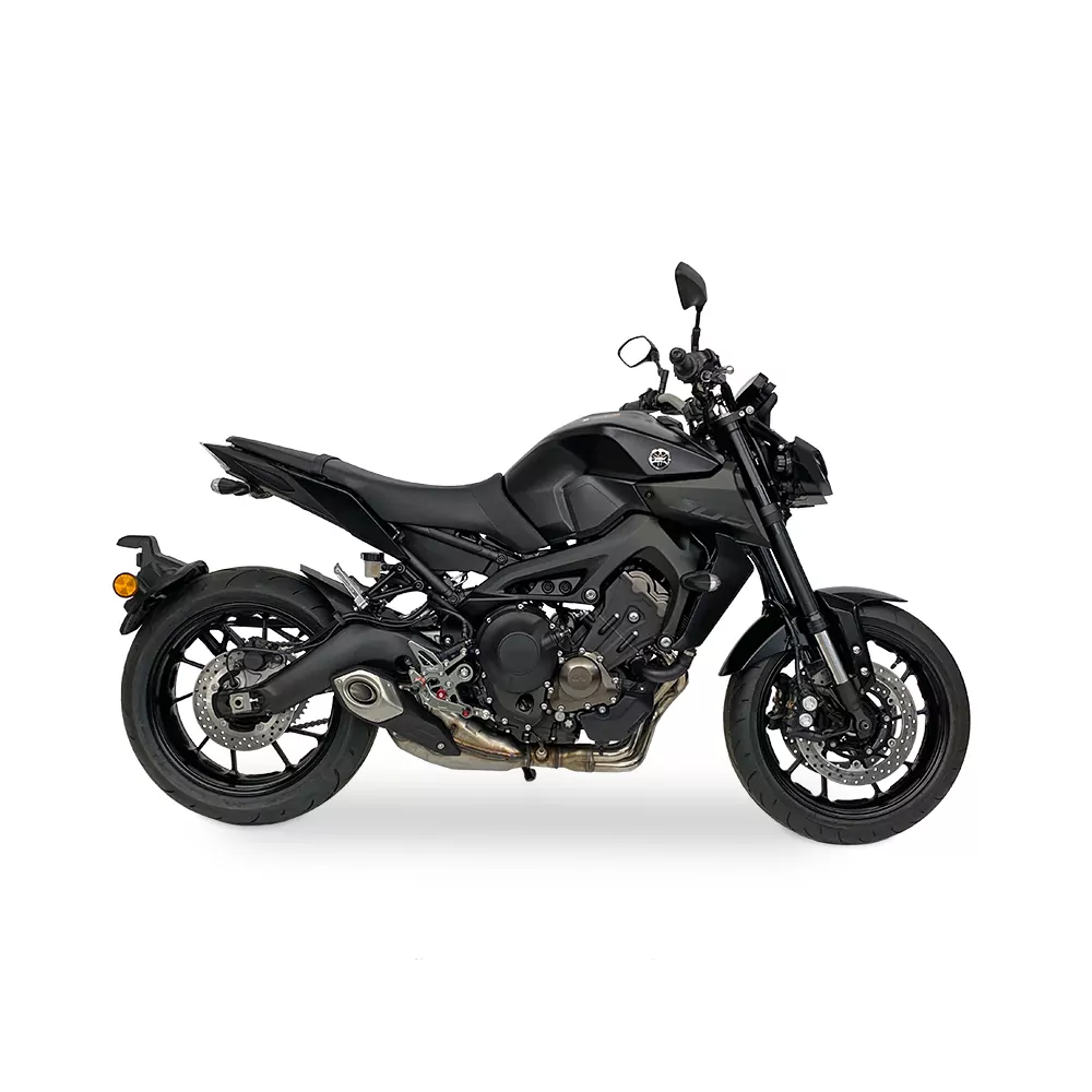 TRACK Fußrastenanlage titanfarben Yamaha MT09 ab 2014 / MTN850-A ab 2017 /MTM-850 ab 2016 ABE in Vorbereitung