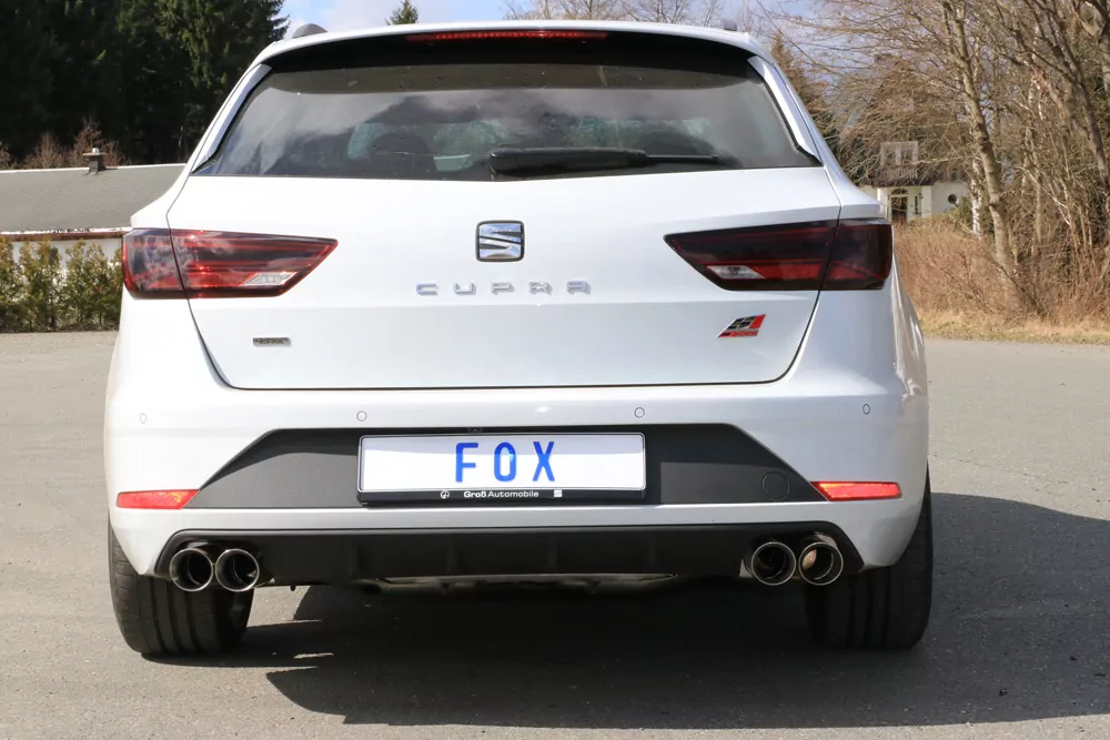 Seat Leon 5F ST 4x4 - Cupra 300  Endschalldämpfer rechts/links - 2x80 Typ 25 rechts/links