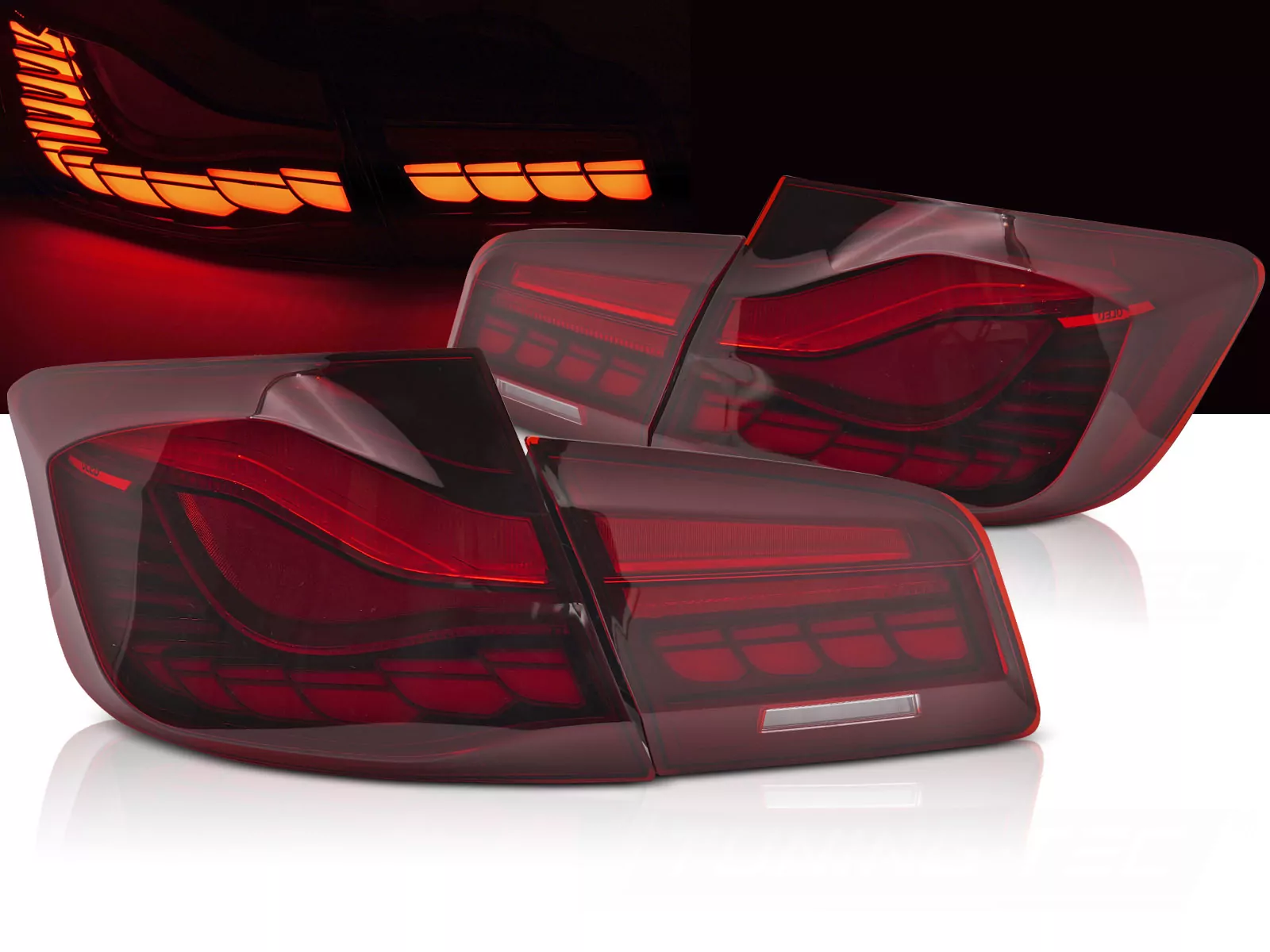 Oled Seq Tail Lights Red Fits Bmw F10 10-16