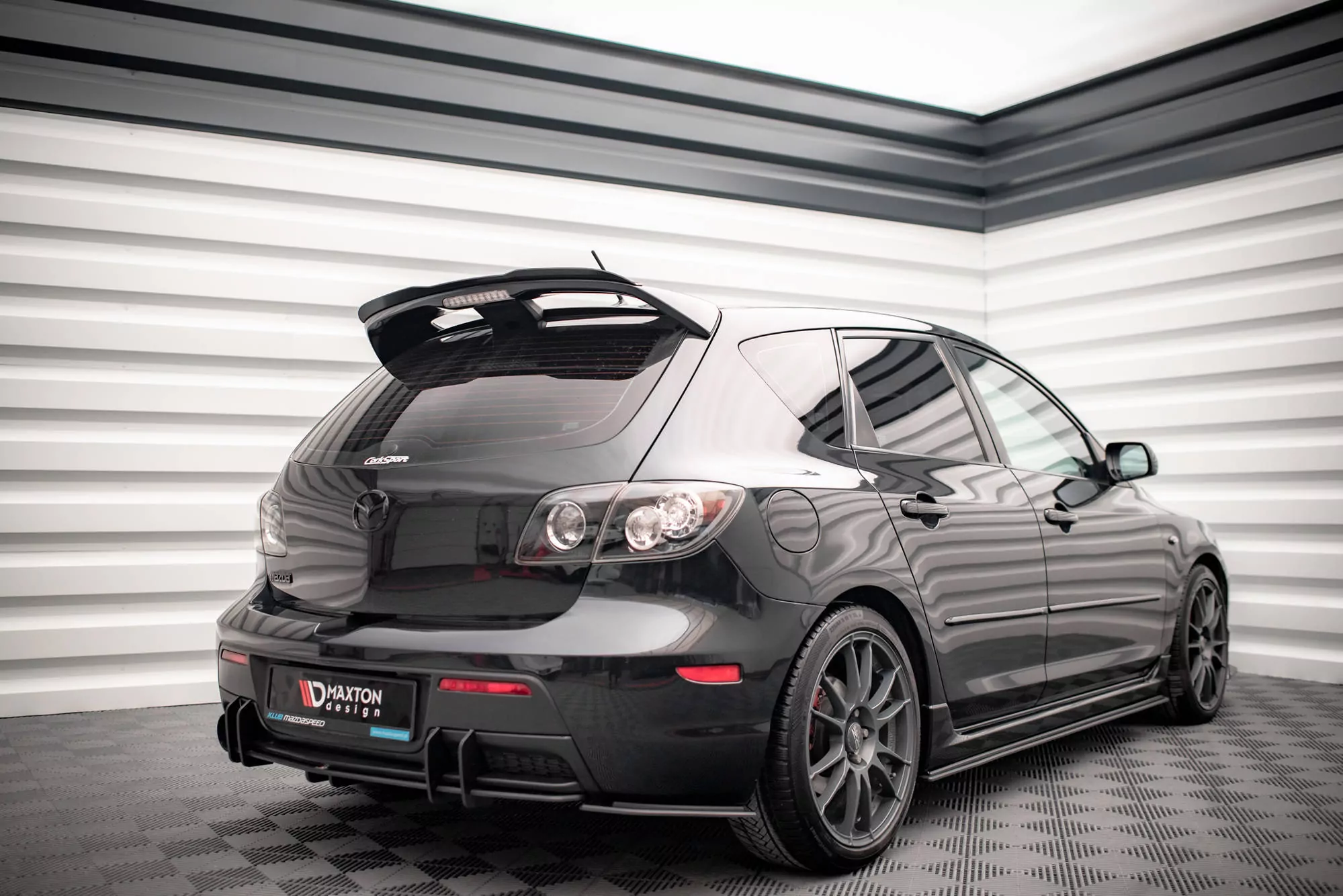 Street Pro Heck Ansatz Flaps Diffusor Für Mazda 3 MPS Mk1 US-Spec Version