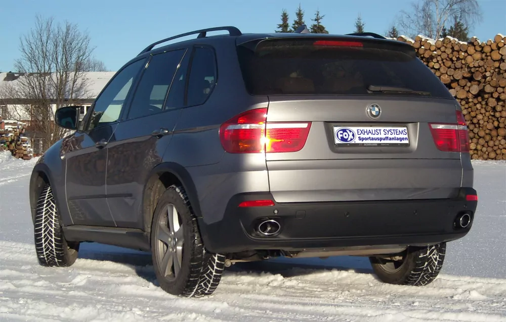 BMW X5 - E70  Endrohre passend auf original Endschalldämpfer - 115x85 Typ 38 rechts/links