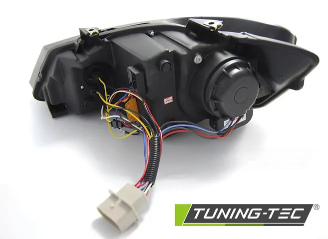 HEADLIGHTS DAYLIGHT BLACK fits VW POLO 6R 09-03.14