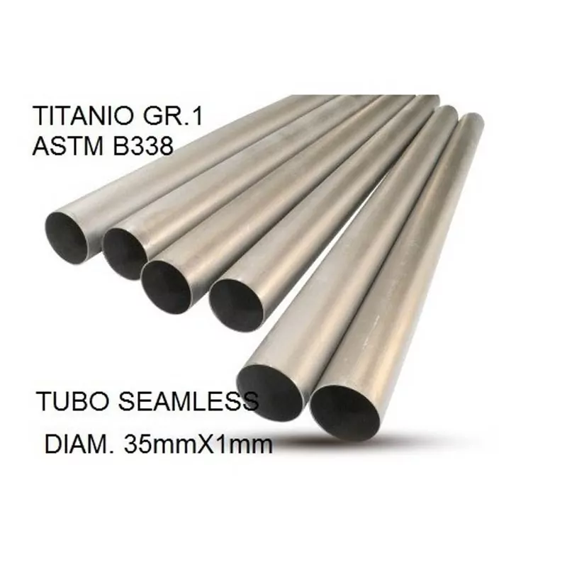 Cafè Racer Tubo Titanio Seamless D. 35mm X 1mm L.1000mm Titanio Seamless Gr.1 Tube Aisi Tig L.100cm D.35mm x 1mm  Tubo Titanio