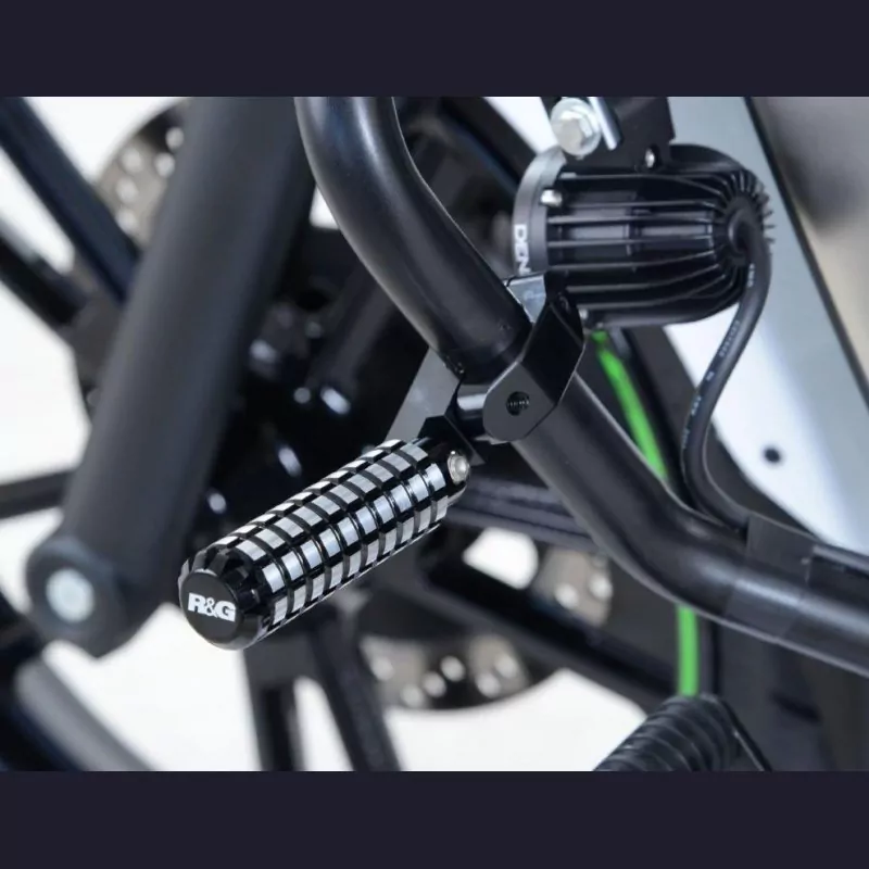 R&G Universal Highway Fußrasten für 1"(25.4mm) / 7/8" (22mm) Sturzbügel