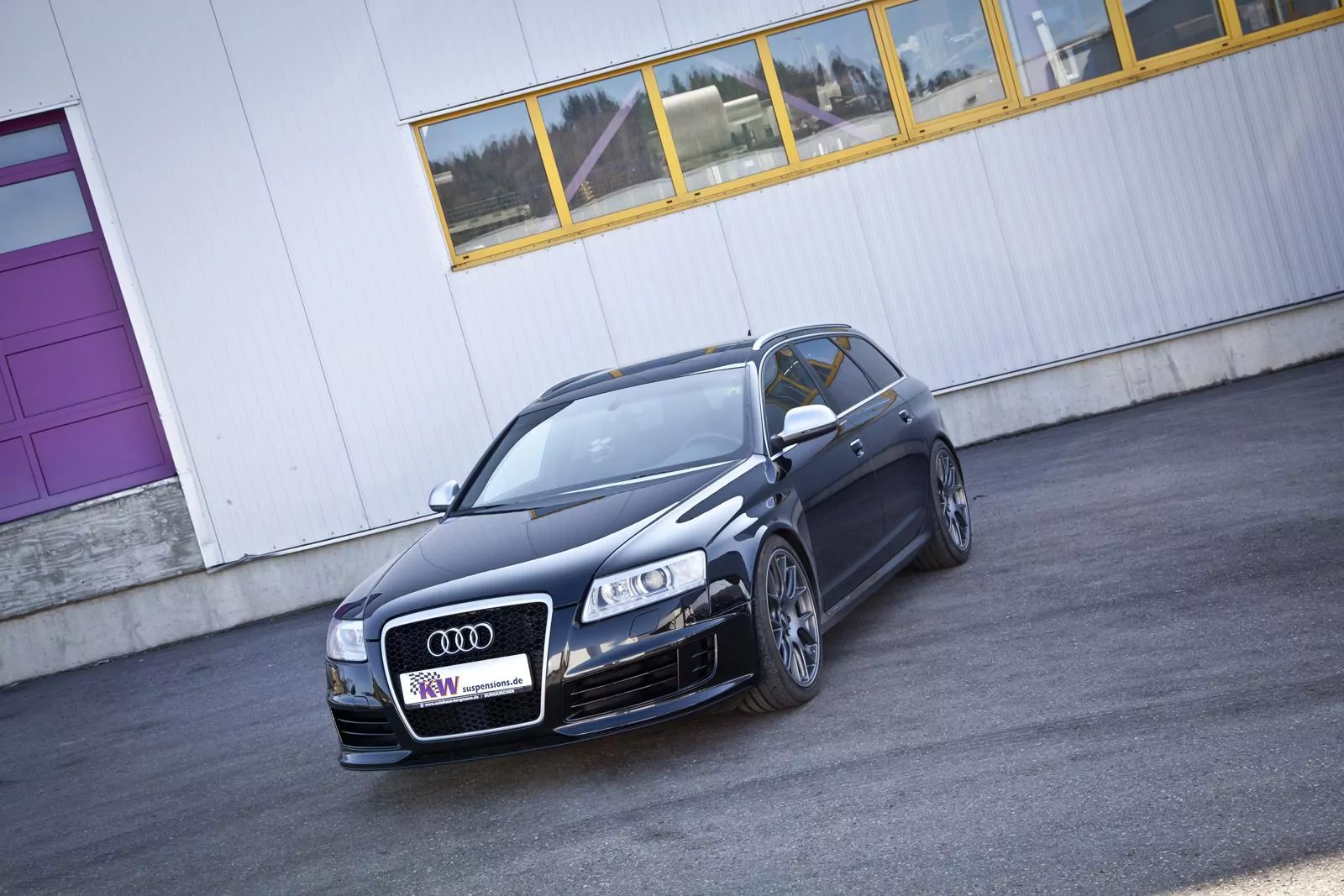 KW Gewindefahrwerk V3 inox (inkl. Stilllegung f. elektr. Dämpfer) AUDI A6 Avant (4F) 4F5, C6 Allrad 11/2004-08/2011