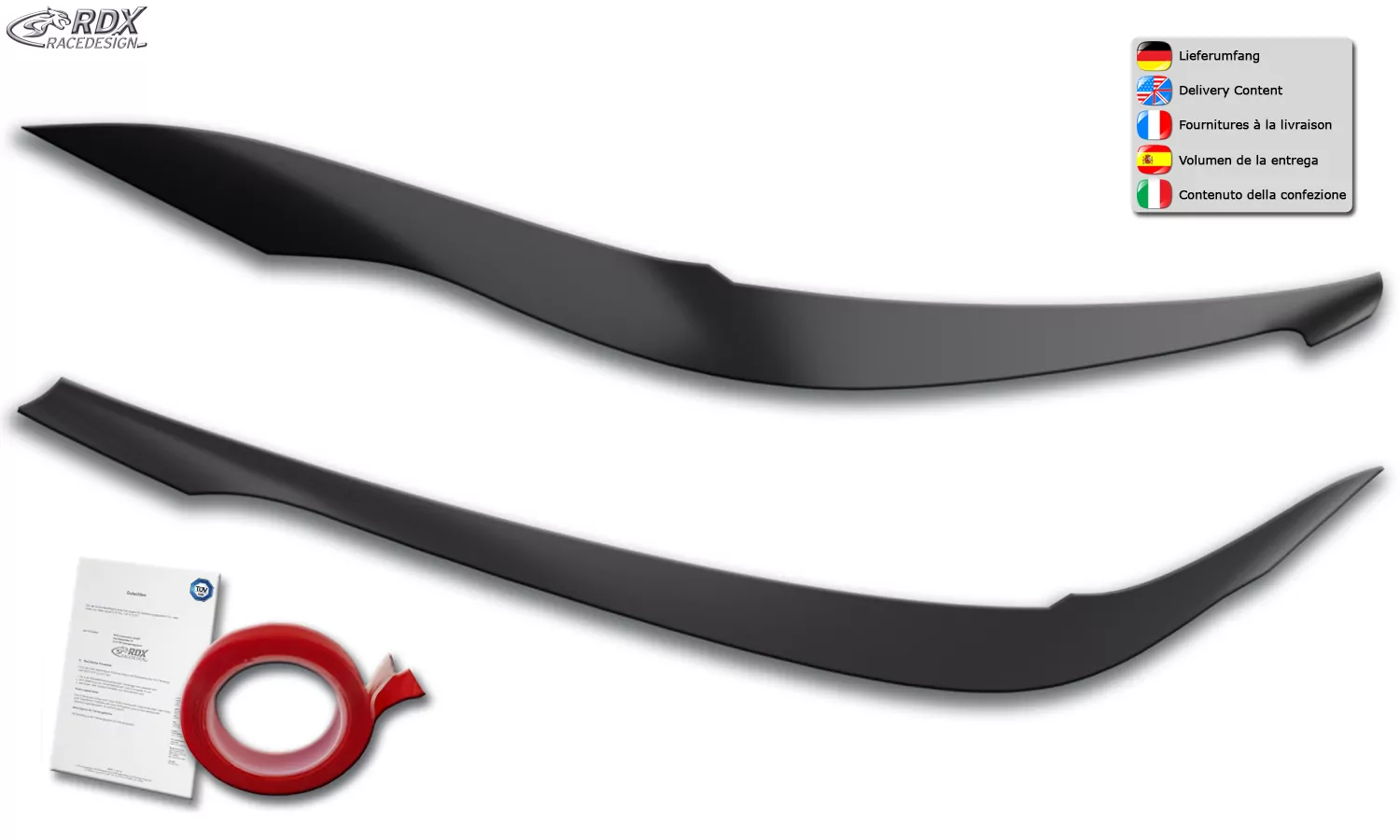 RDX Scheinwerferblenden für BMW 3er G20 G21 Böser Blick