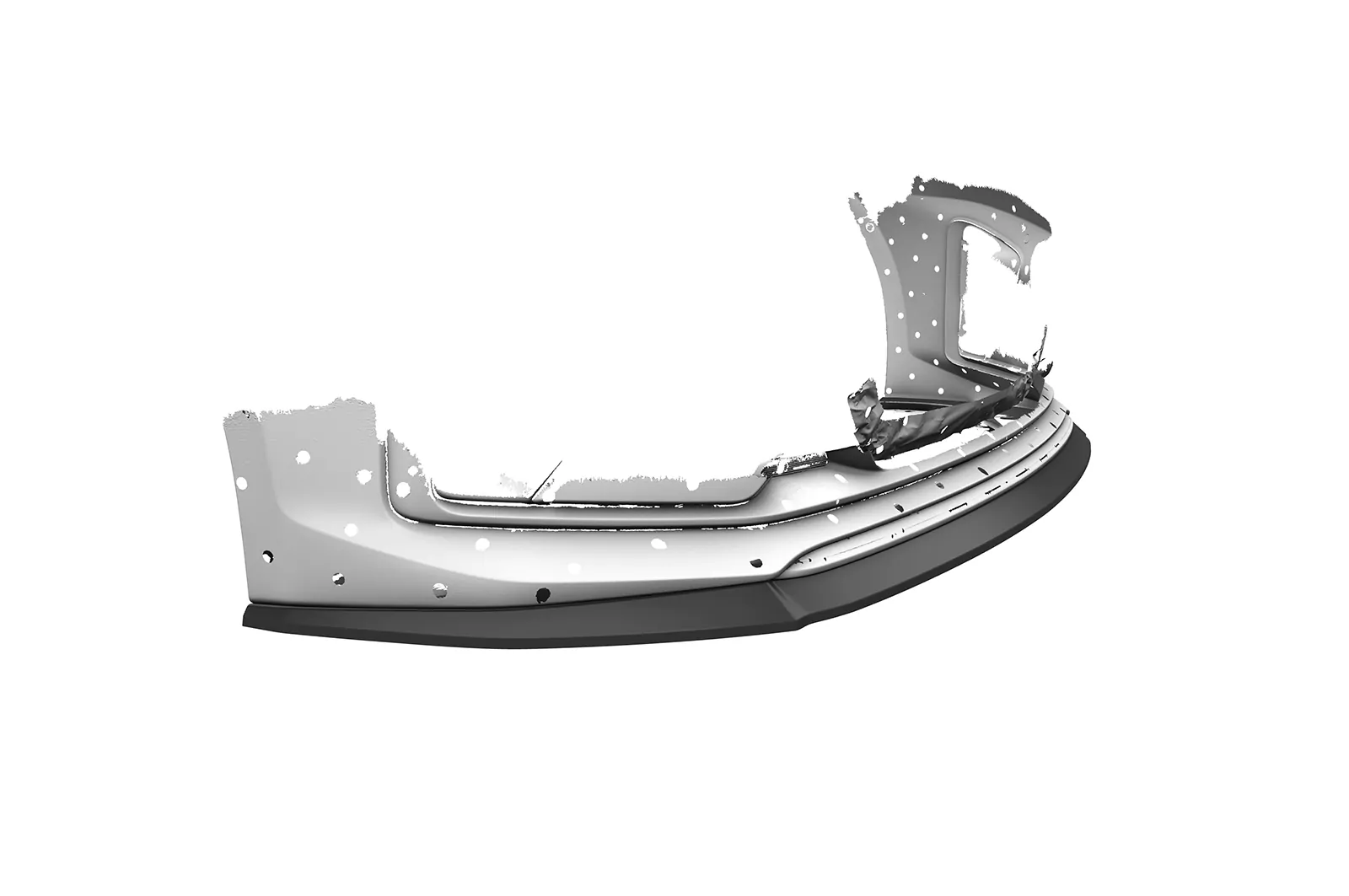 Cup-Spoilerlippe mit ABE für Kia Ceed (CD) GT CSL422 Strukturiert (schwarz matt)