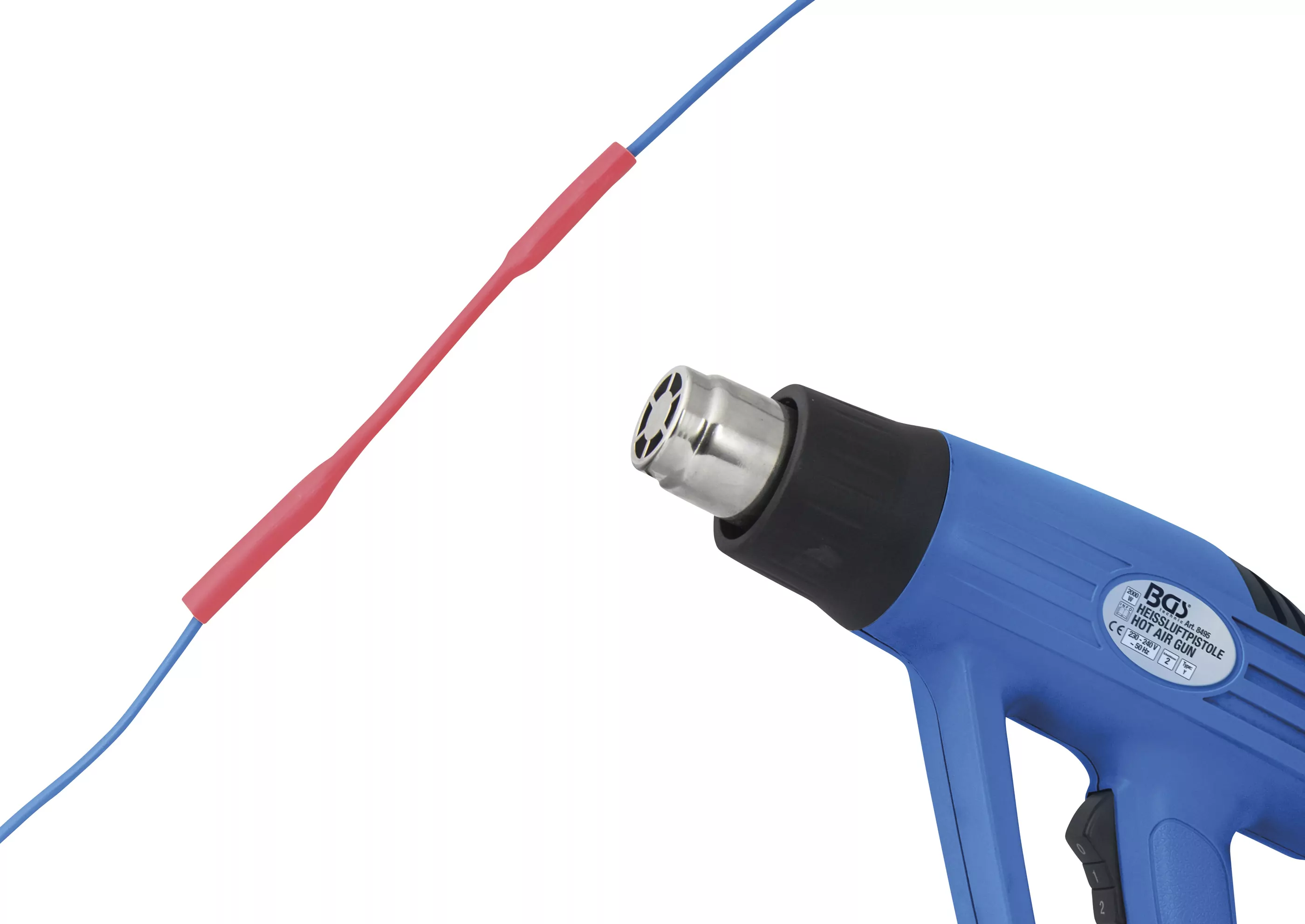 Schrumpfschlauch-Box | rot | Ø 3 mm | 8 m