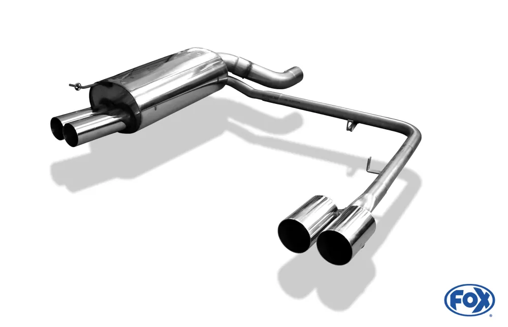 BMW E65 735i/ 745i  Endschalldämpfer Ausgang rechts/links - 2x80 Typ 10 rechts/links