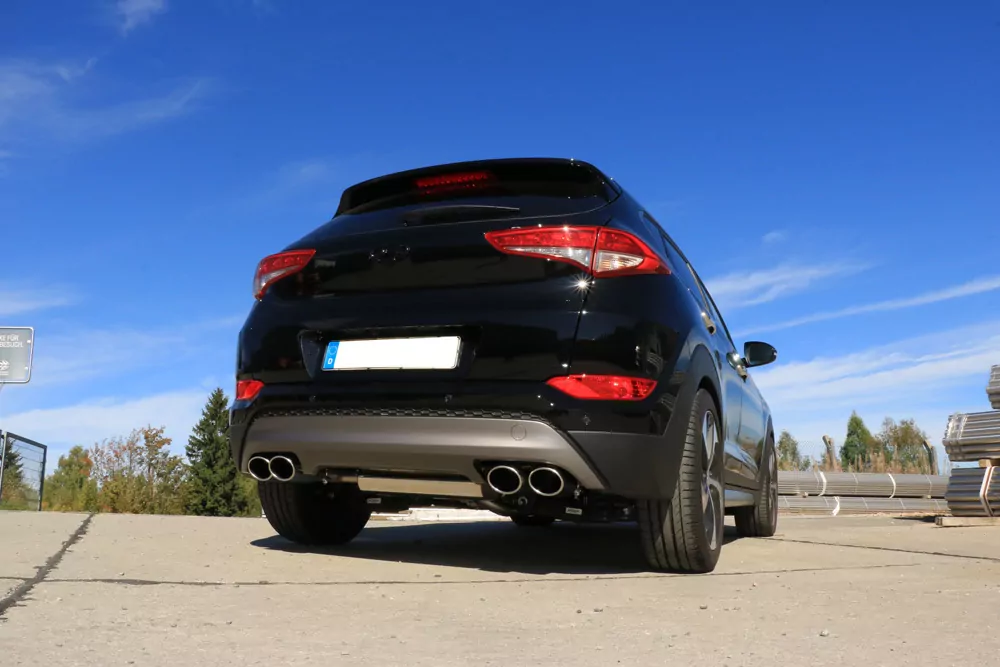 Hyundai Tucson TLE 4x2 & 4x4  Endschalldämpfer Ausgang rechts/links - 2x115x85 Typ 32 rechts/links