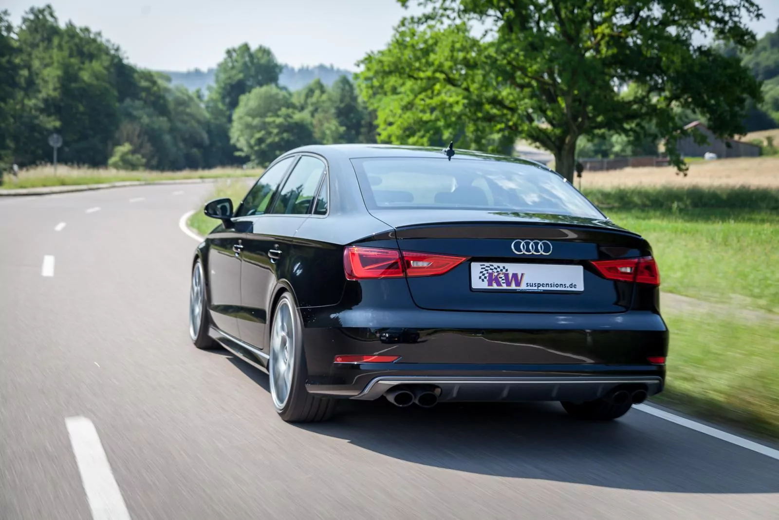 KW Gewindefahrwerk V2 Comfort (inkl. Stilllegung f. elektr. Dämpfer) AUDI A3 Sportback (8V) 8VA, 8VF Allrad 09/2012-