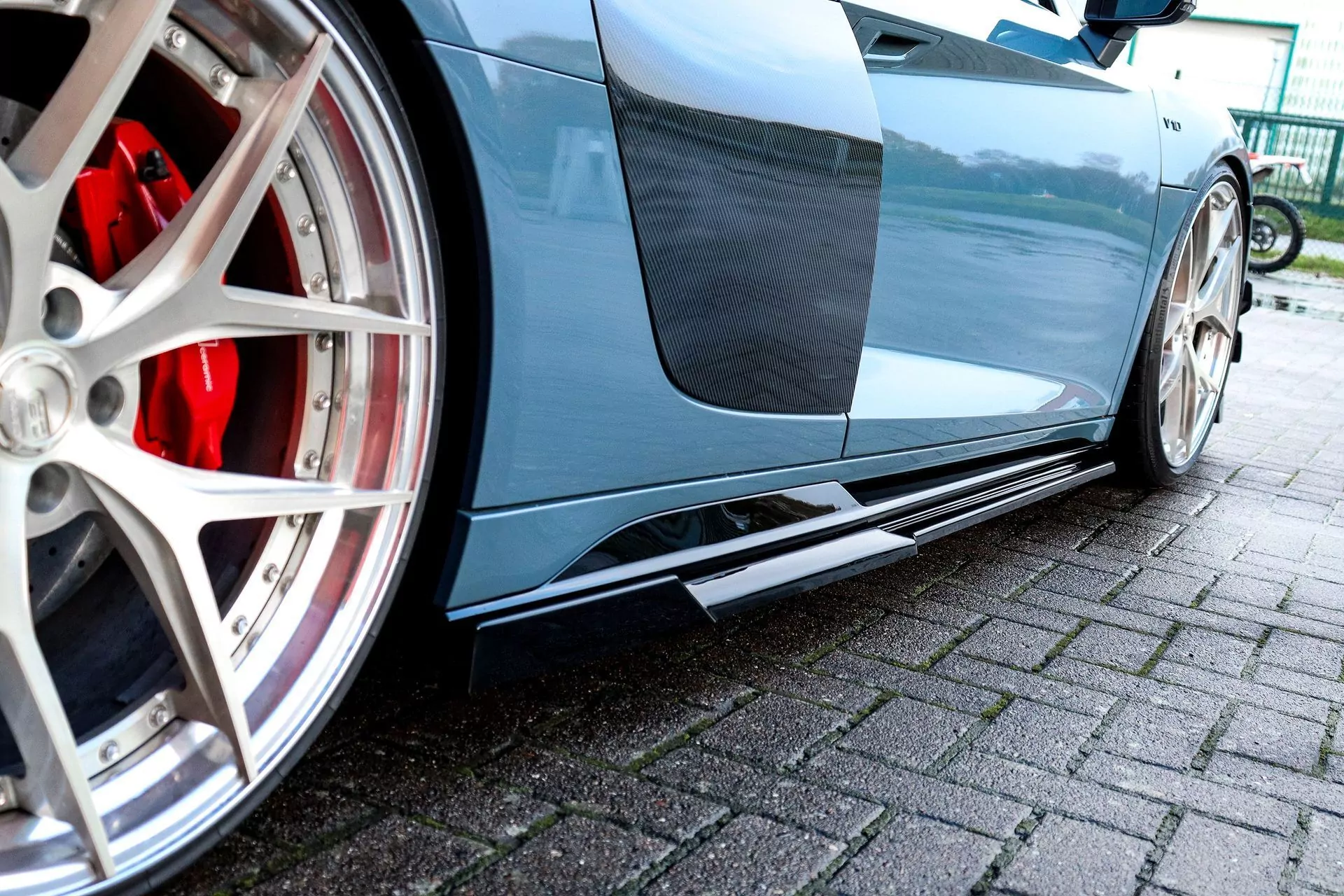 Cup Seitenschweller mit Wings hinten für Audi R8 4S Facelift ab Bj. 2019 -