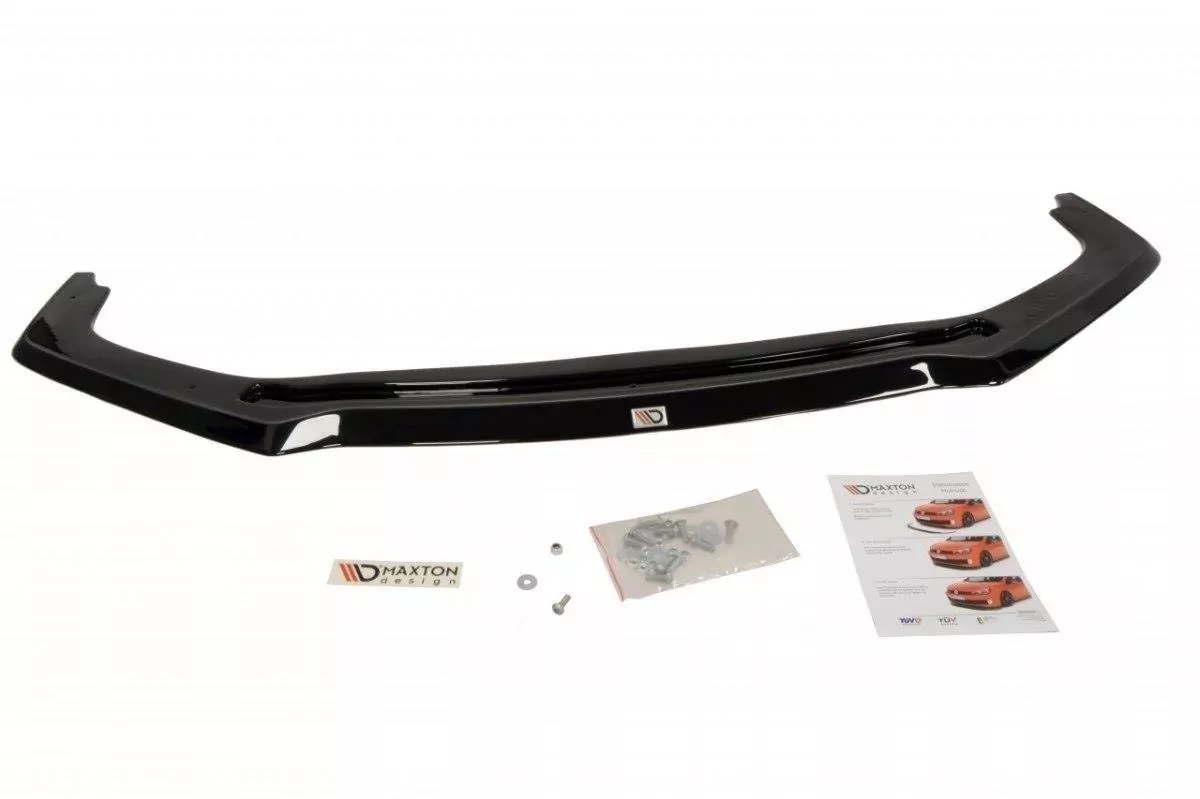 Front Ansatz Passend Für V.2 Passend Für HONDA CIVIC IX TYPE R Schwarz Hochglanz Schwarz Hochglanz