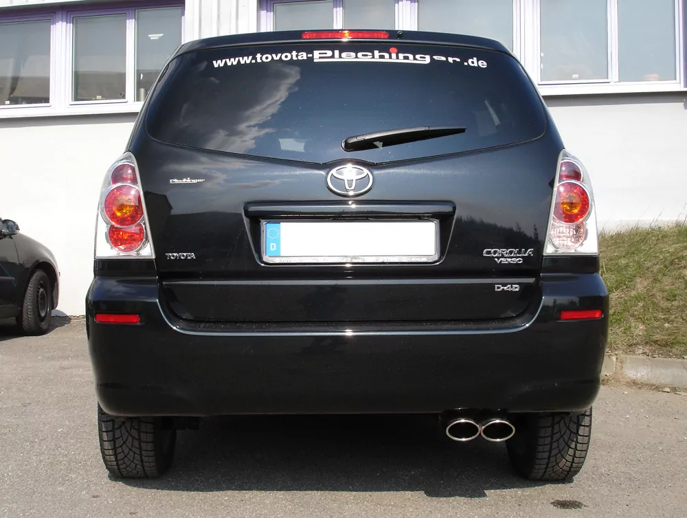 Toyota Corolla Verso R1 Benzin  Endschalldämpfer - 2x88x74 Typ 32