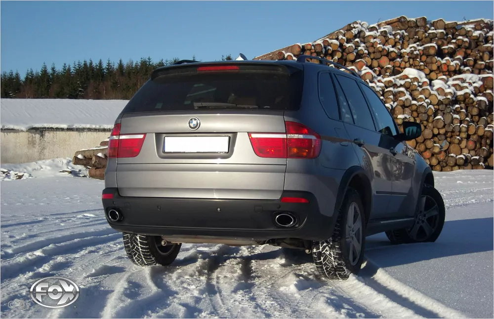 BMW X5 - E70  Endrohre passend auf original Endschalldämpfer - 115x85 Typ 38 rechts/links