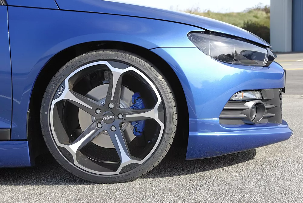 Rieger Spoilerlippe für VW Scirocco 3 (13) - 2-tür. 08.08-04.14 (bis Facelift) carbon optik