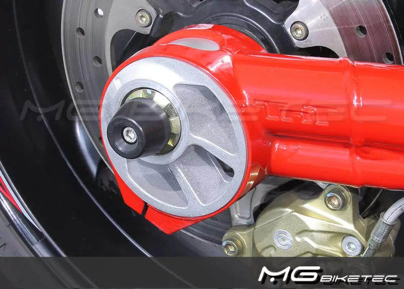 MG Biketec Sturzprotektoren / Protektor - Schwinge für Benelli Café Racer 899 ab 2009