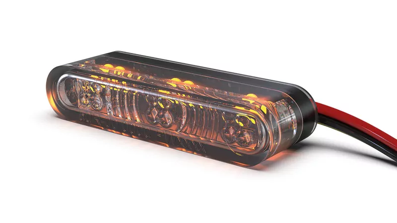 HIGHSIDER pro Star-MX1 Pro Module LED TailLight/Indicator Black/Smoke 3in1, E-Approved (Pair)