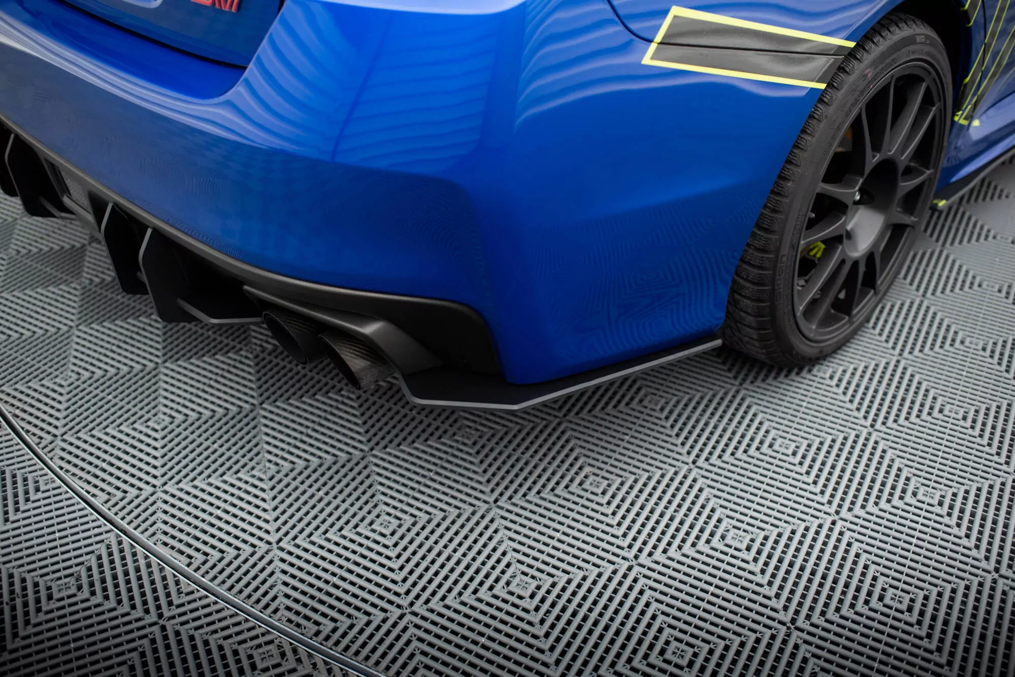 Street Pro Heck Ansatz Flaps Diffusor Für  Subaru WRX STI Mk1