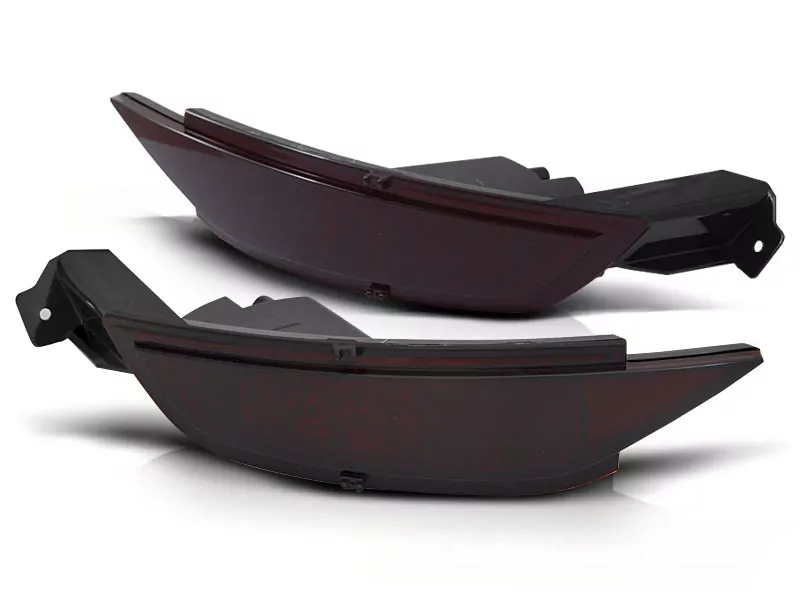 Led Fog Lights Red Smoke Ford Fiesta Mk7 08-16