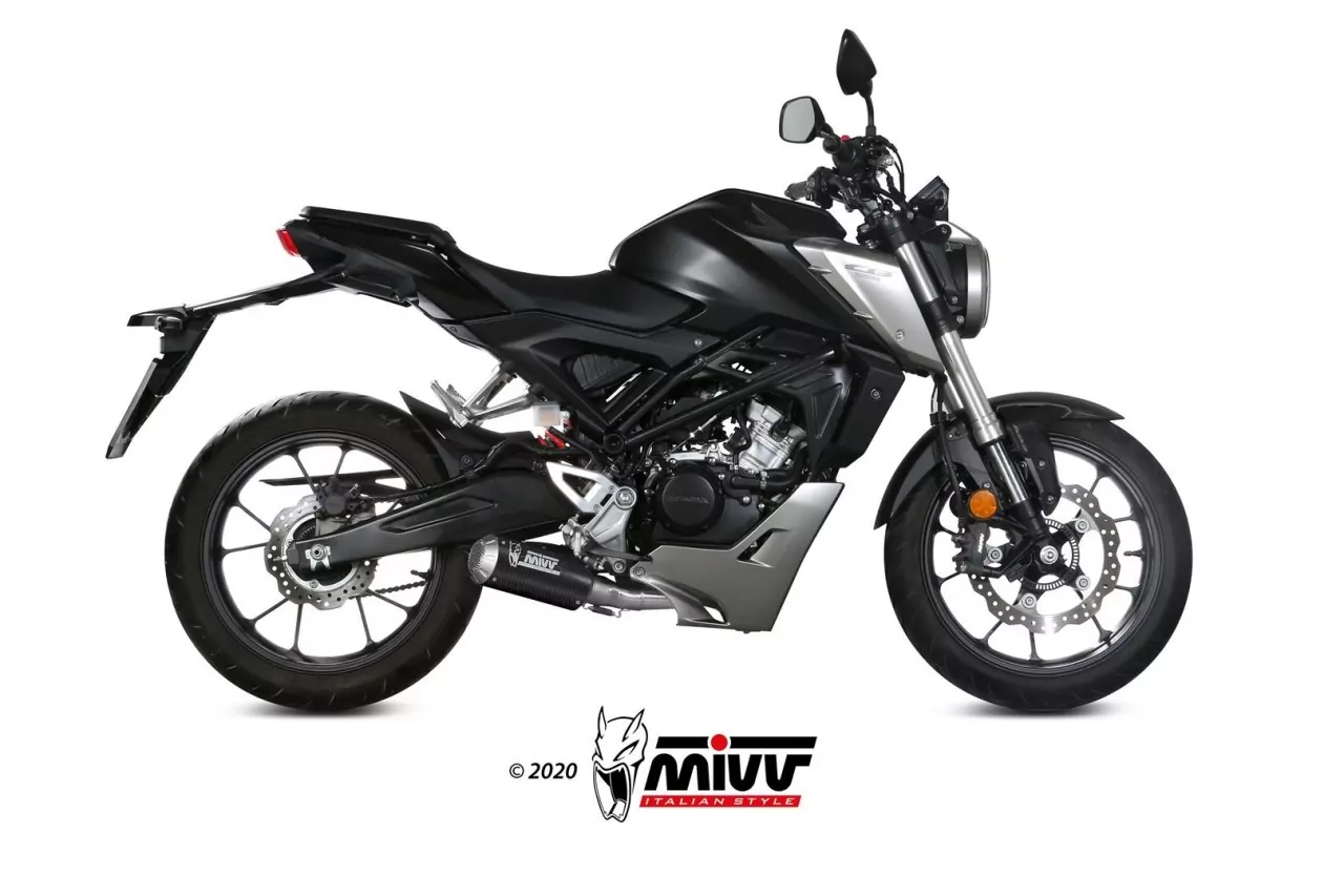 MIVV Komplettanlage MK3 Carbon HONDA CB 125 R 18-20