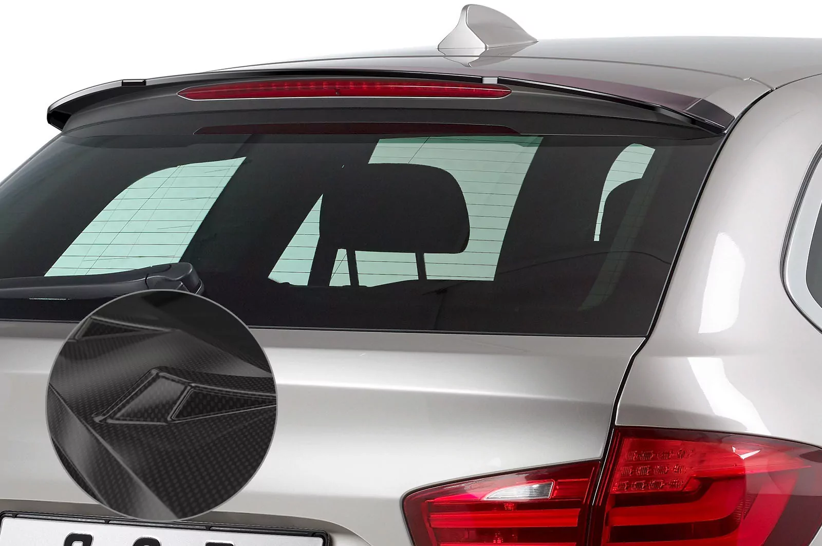 Heckflügel mit ABE für BMW 5er F11 HF695-C Carbon Look Hochglanz