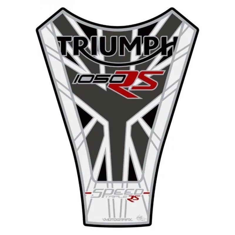 Motografix Triumph Speed Triple 1050 RS 3D Gel Tank Pad Protector TT033MJW