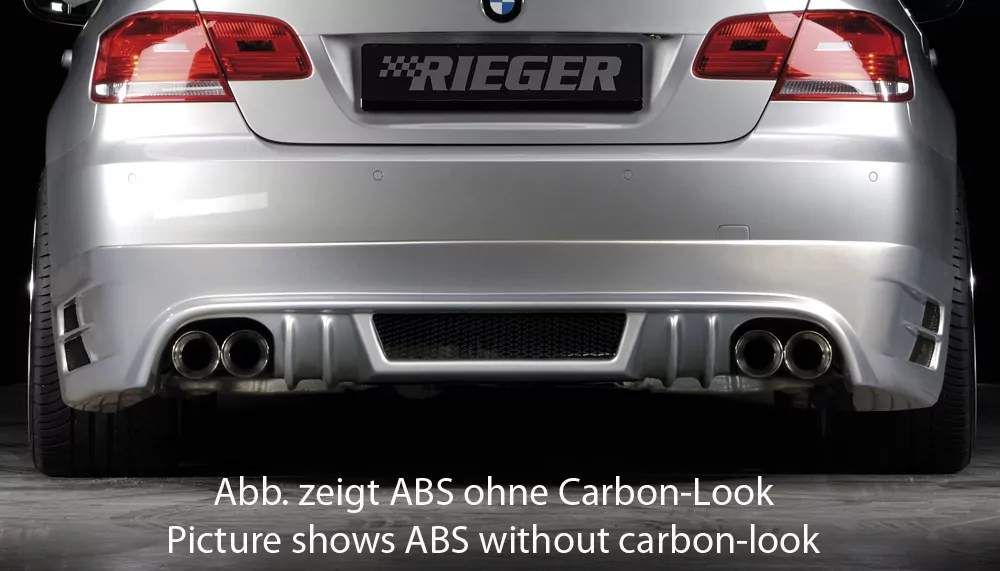 Rieger Heckansatz für BMW 3er E93 | Cabrio 03.07-02.10 (bis Facelift) nicht für 335i / 335d