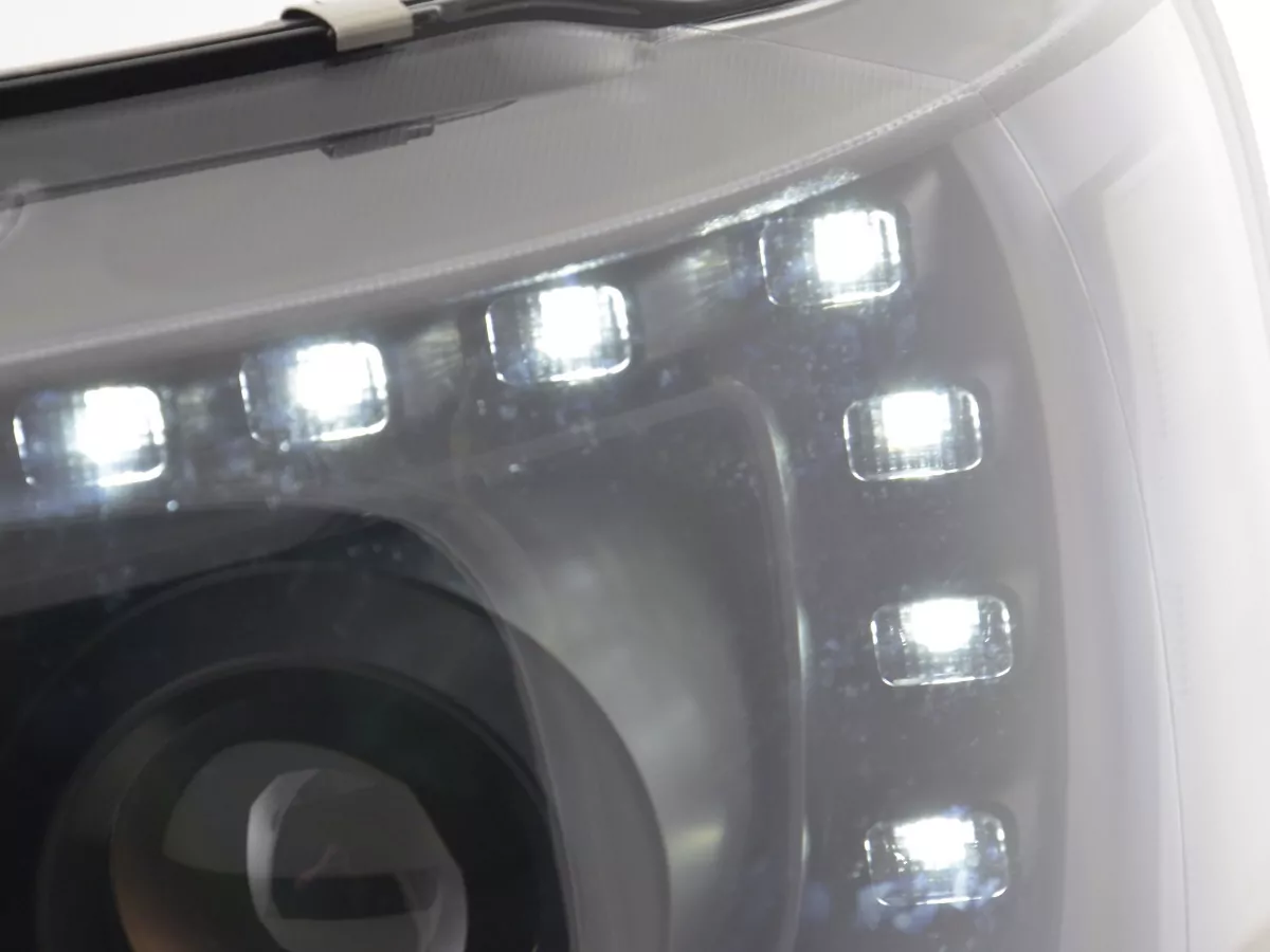 Scheinwerfer Set Daylight LED Tagfahrlicht VW Bus T5 Bj. ab 2009 schwarz