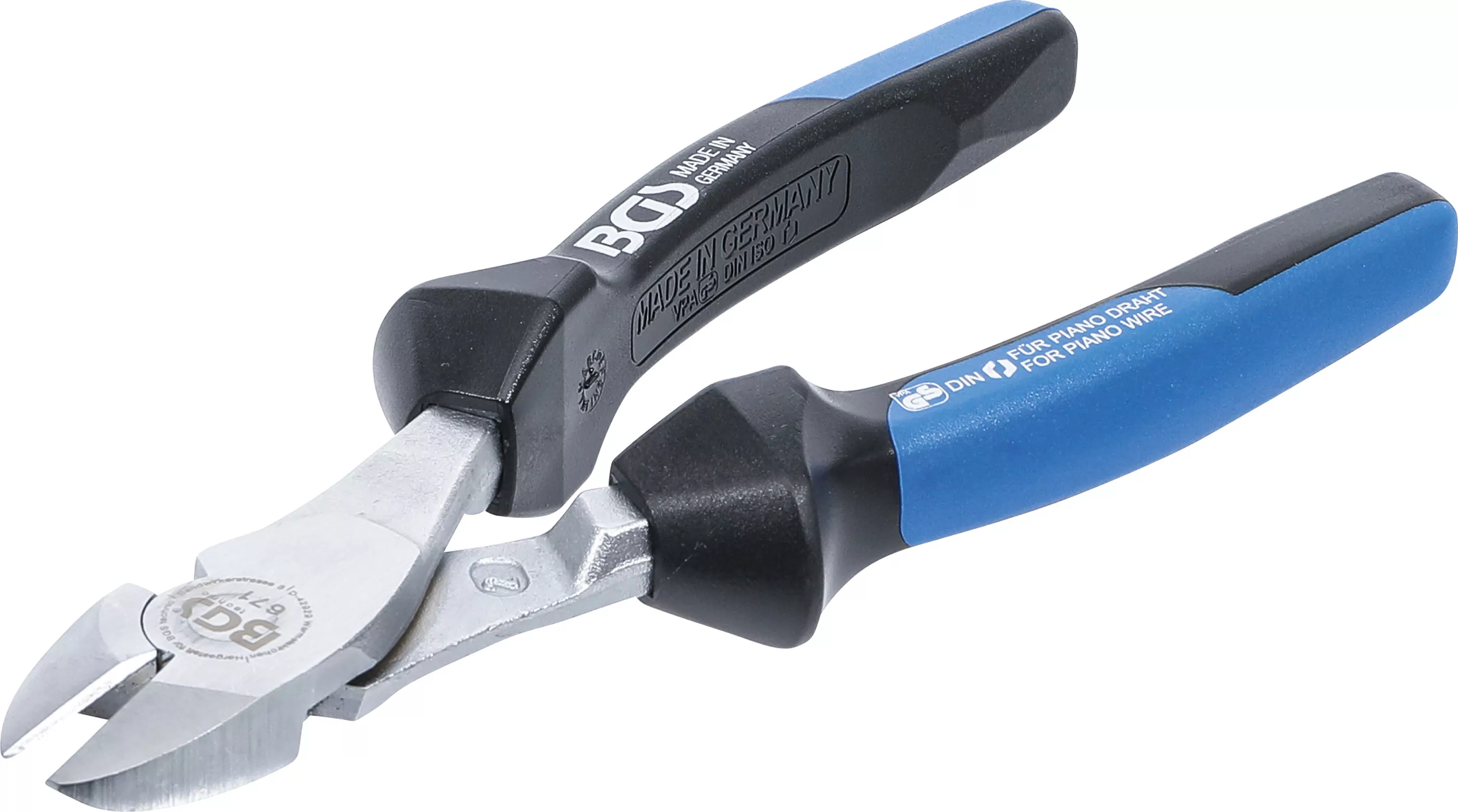 Kraft-Seitenschneider | für Pianodraht | 200 mm