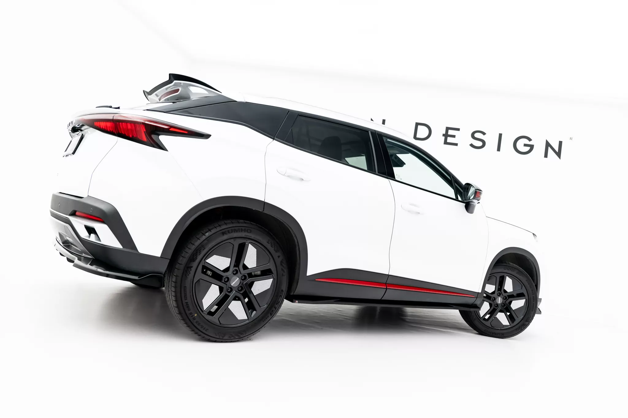 Seitenschweller Ansatz Für Omoda 5 Mk1 Schwarz Hochglanz