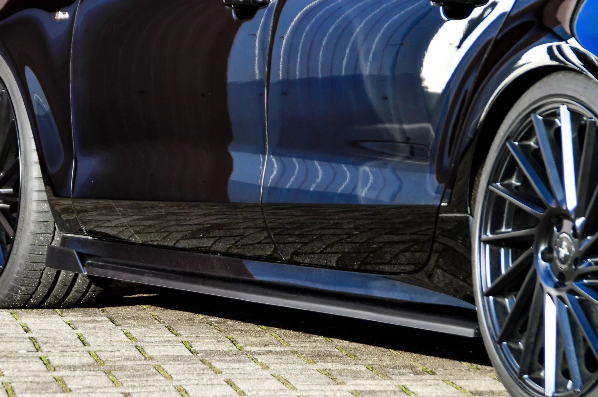 CUP Seitenschweller mit Wings vorne für Audi A7 C7 4G Facelift