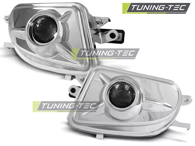 Fog Lights Chrome Fits Mercedes W210 06.99-03.02 / Clk / Slk    