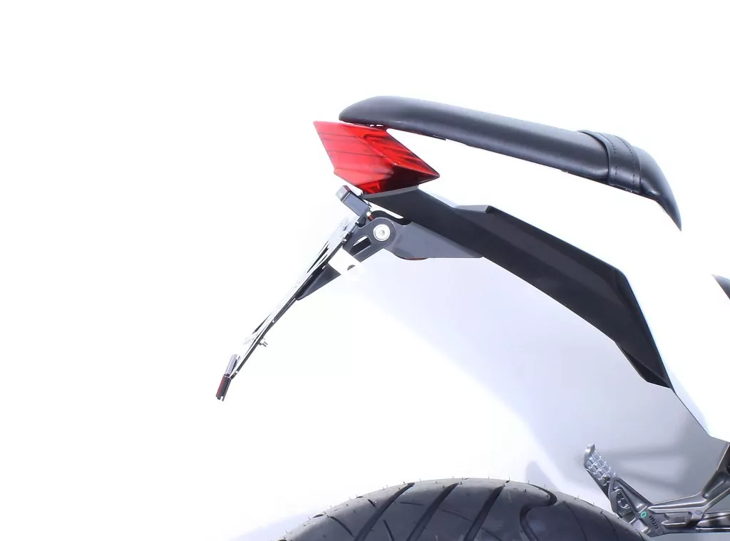 Kurzes Heck - Kennzeichenträger - Kennzeichenhalter für Kawasaki Ninja 300 ab 2013