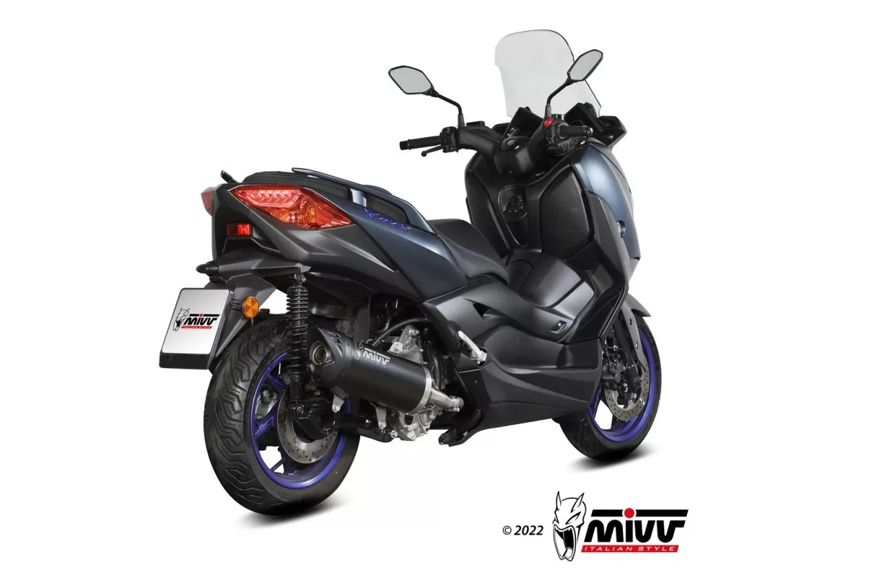 MIVV MOVER Edelstahl Schwarz YAMAHA X-MAX 300 21-22