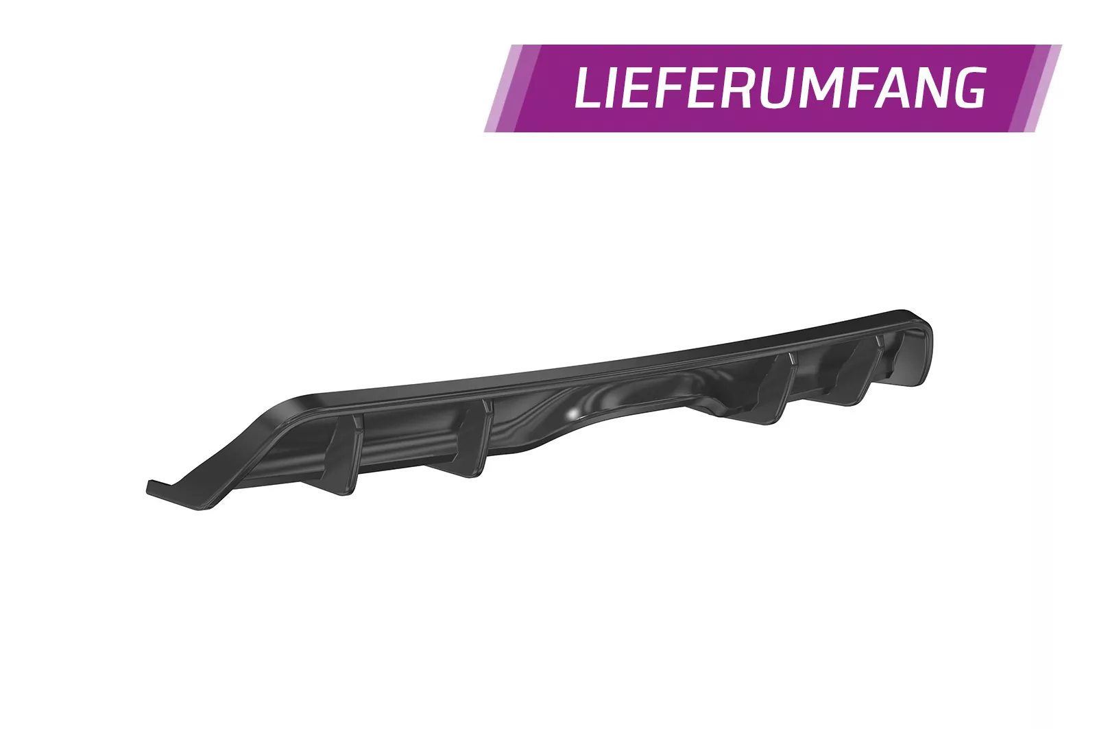 Heckansatz für Porsche Boxster 986 HA420 Schwarz Strukturiert