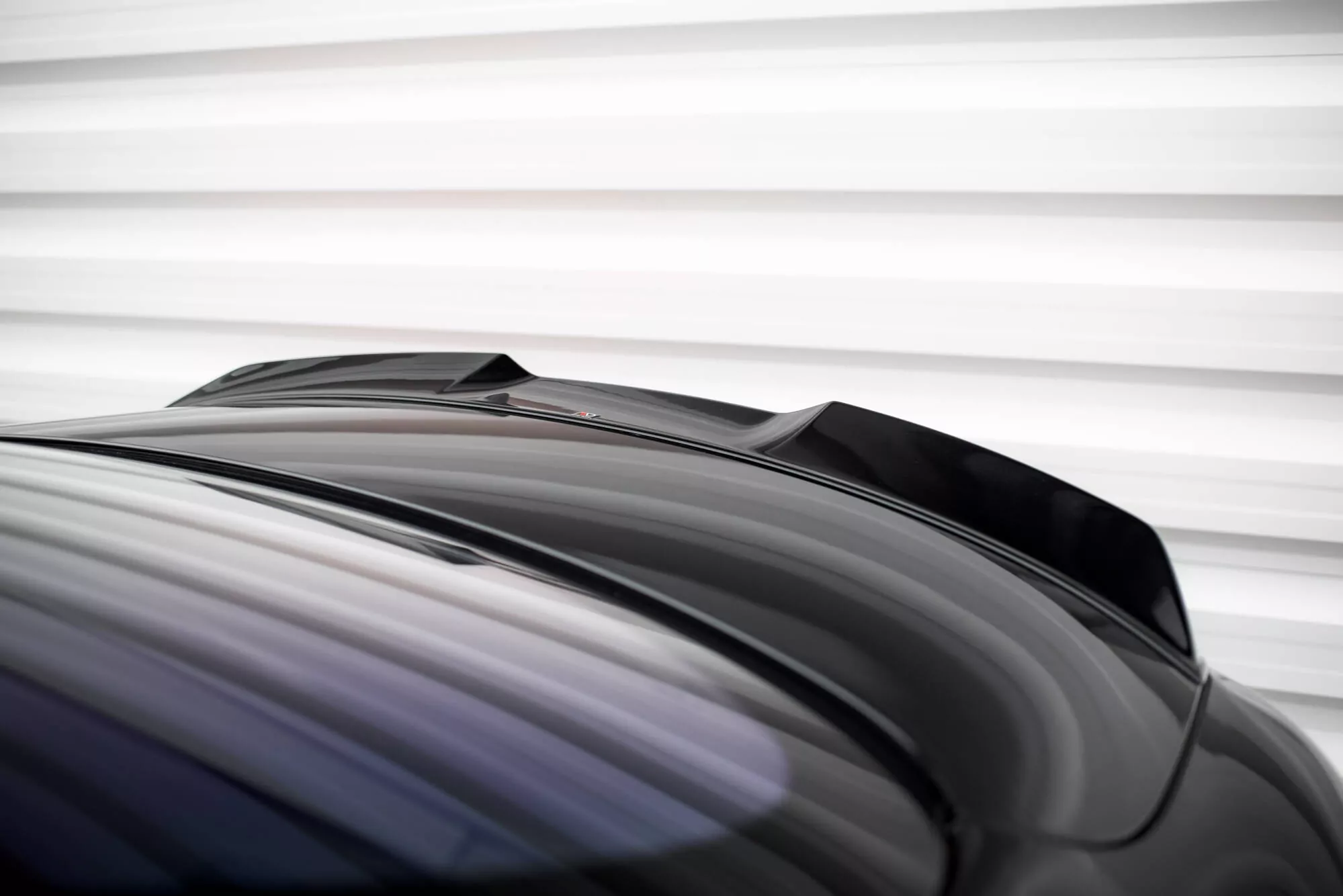 Spoiler CAP Für 3D Mercedes-Benz S Coupe AMG-Line C217 Facelift Schwarz Hochglanz