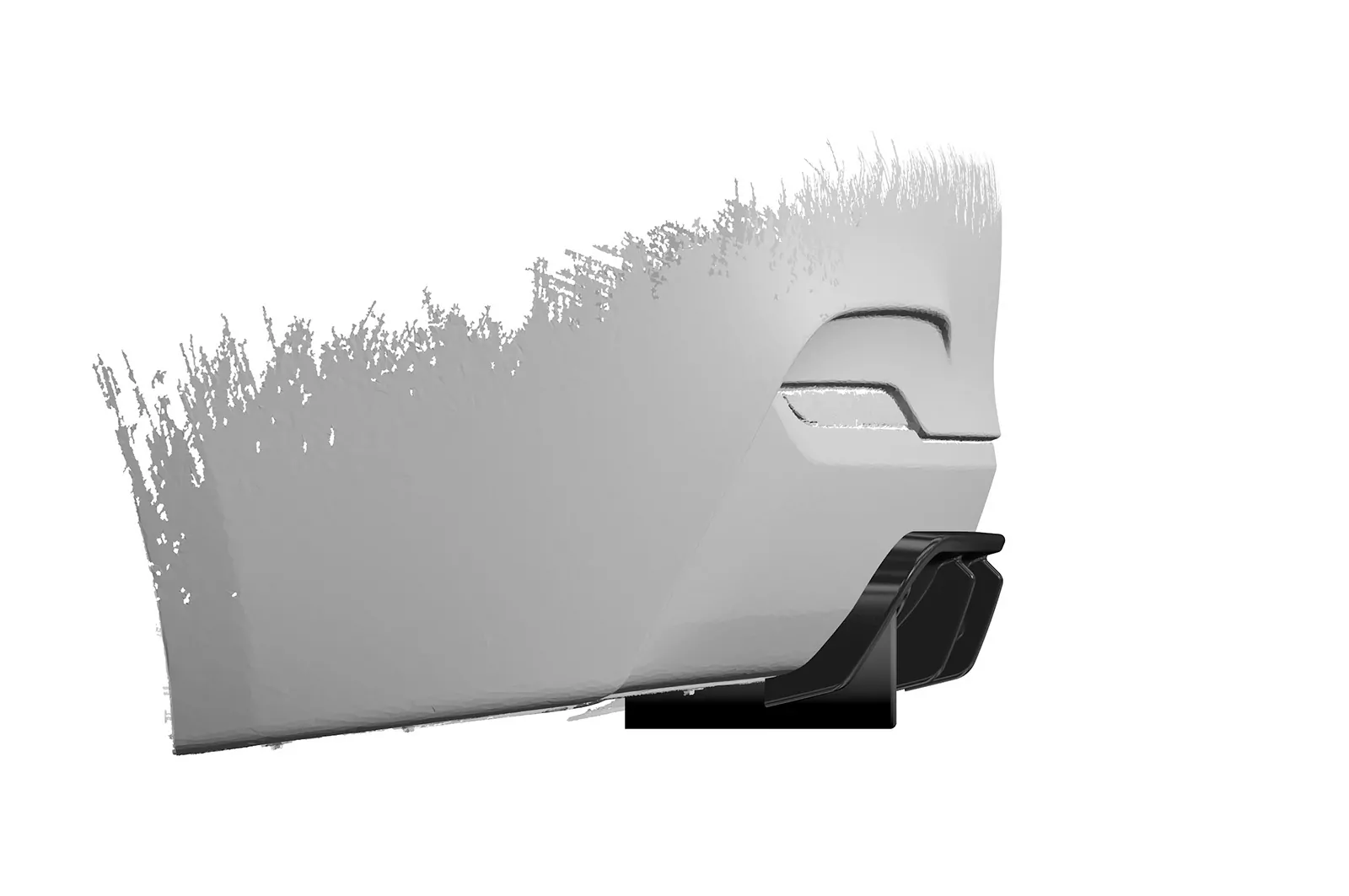 Heckansatz für BMW 2er (F22 / F23) Coupe und Cabrio HA273 Strukturiert (schwarz matt)