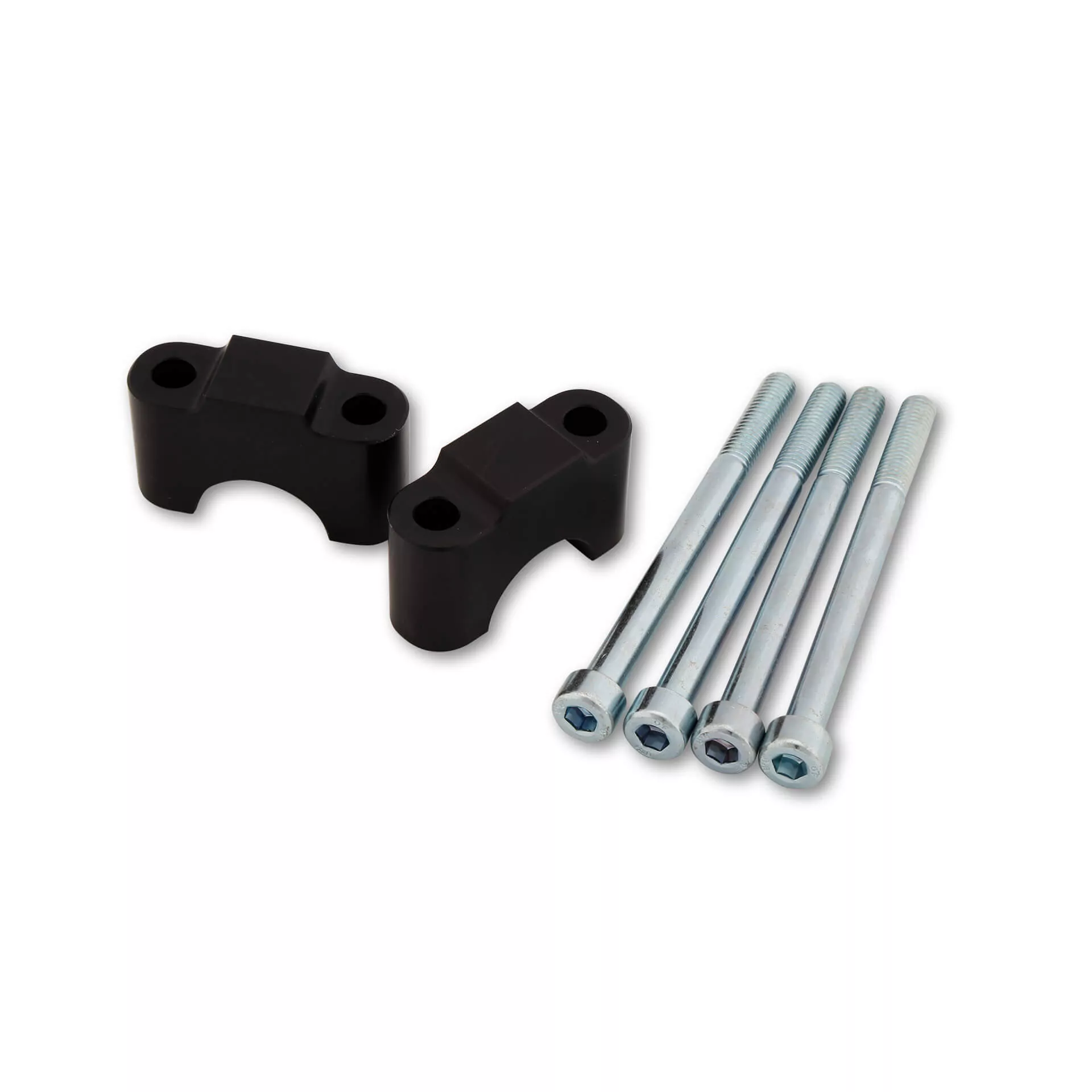 LSL Bar Mounts , Silver-Plate d +30mm , For Ducati With Ø28, 6mm Handlebars