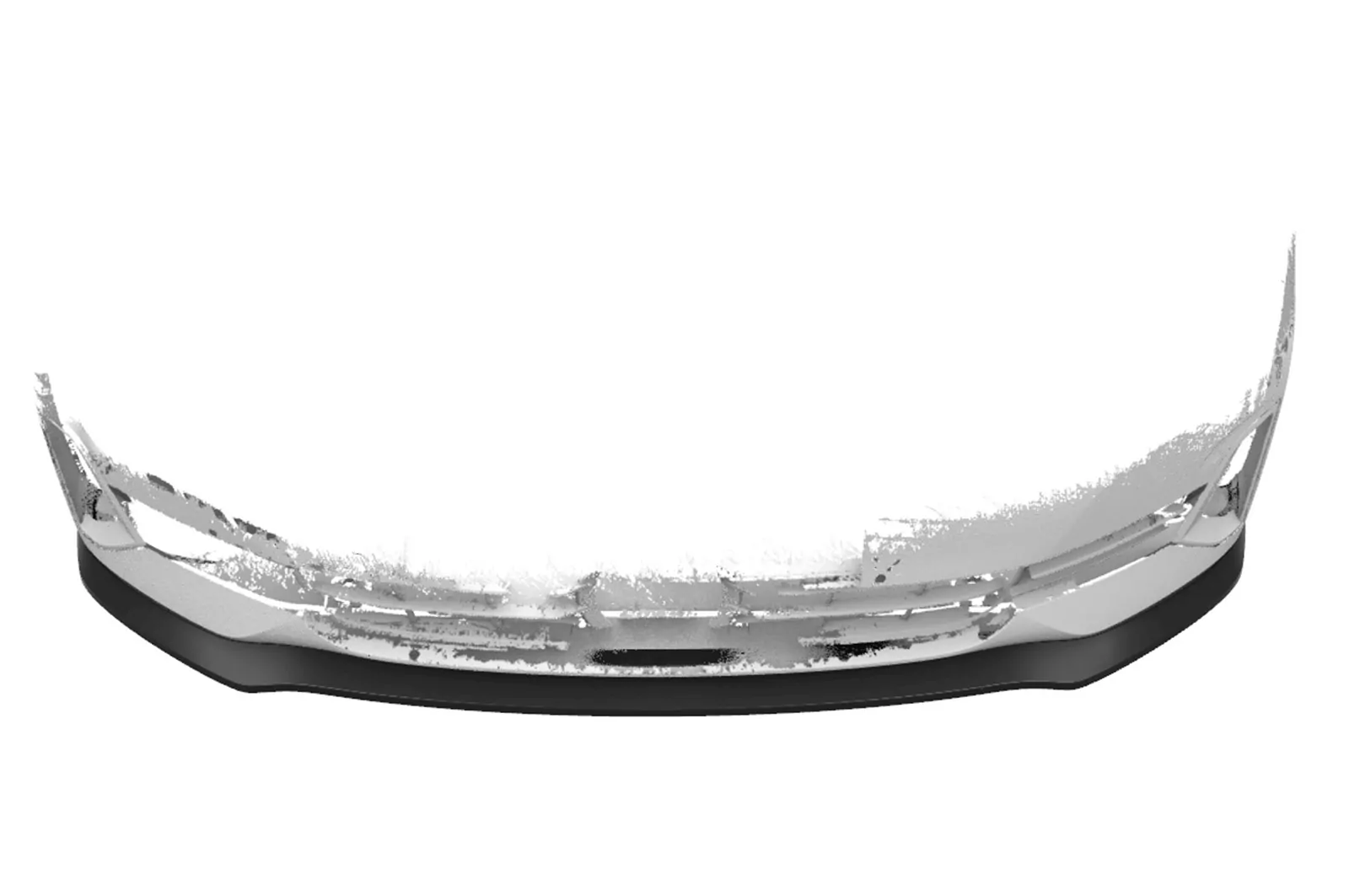 Cup-Spoilerlippe mit ABE für BMW 5er (G30/G31) LCI CSL531 Schwarz Strukturiert