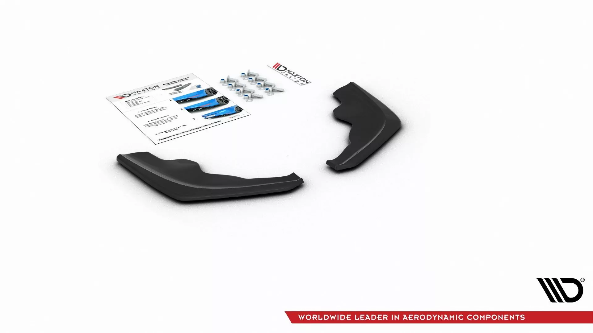 Heck Ansatz Flaps Diffusor Passend Für Diffusor V.2 Passend Für BMW 1er F40 M-Paket Schwarz Hochglanz Schwarz Hochglanz