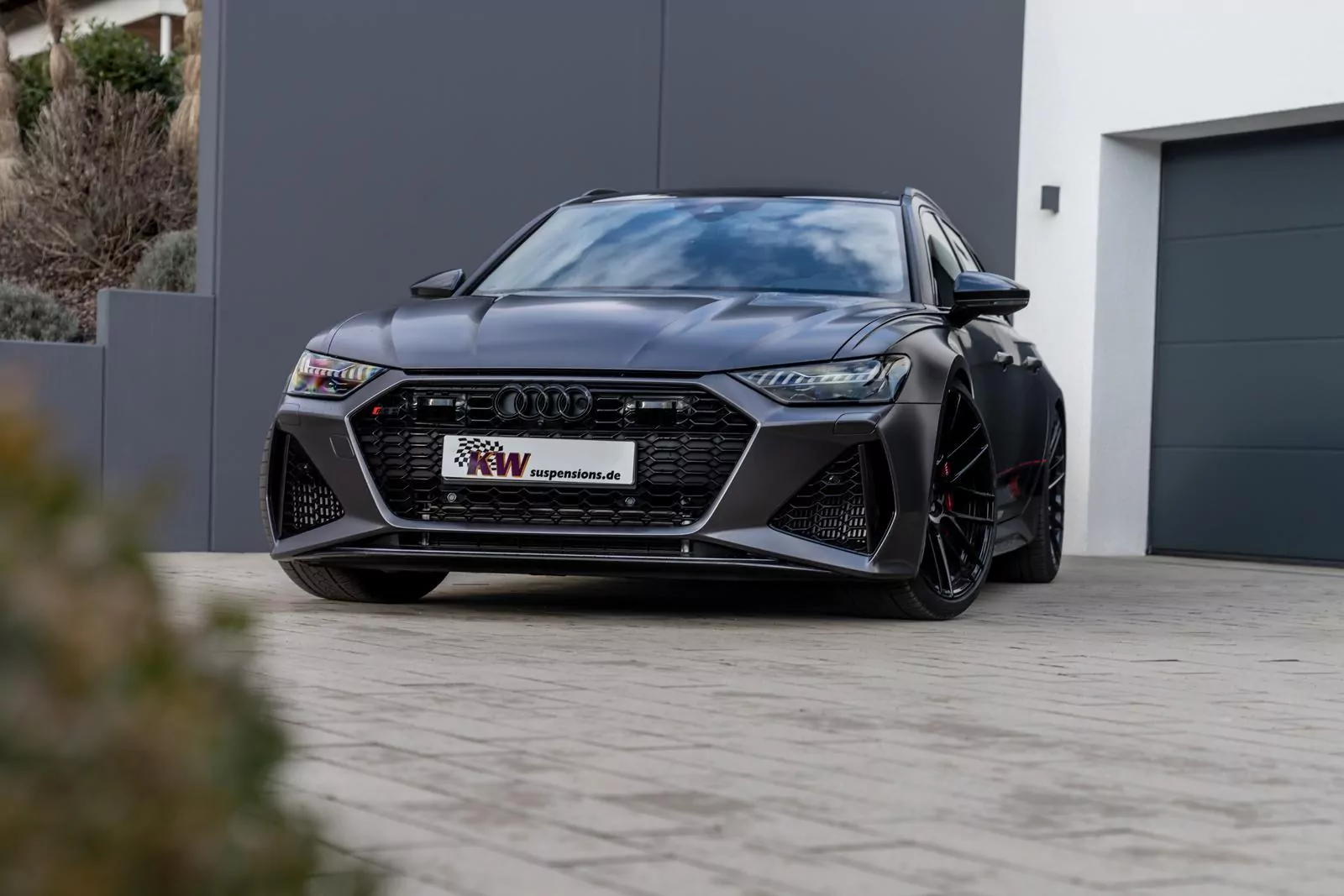 KW Gewindefahrwerk V3 inox (inkl. Stilllegung f. elektr. Dämpfer) AUDI A6 Avant (4F) 4F5, C6 Allrad 11/2004-08/2011