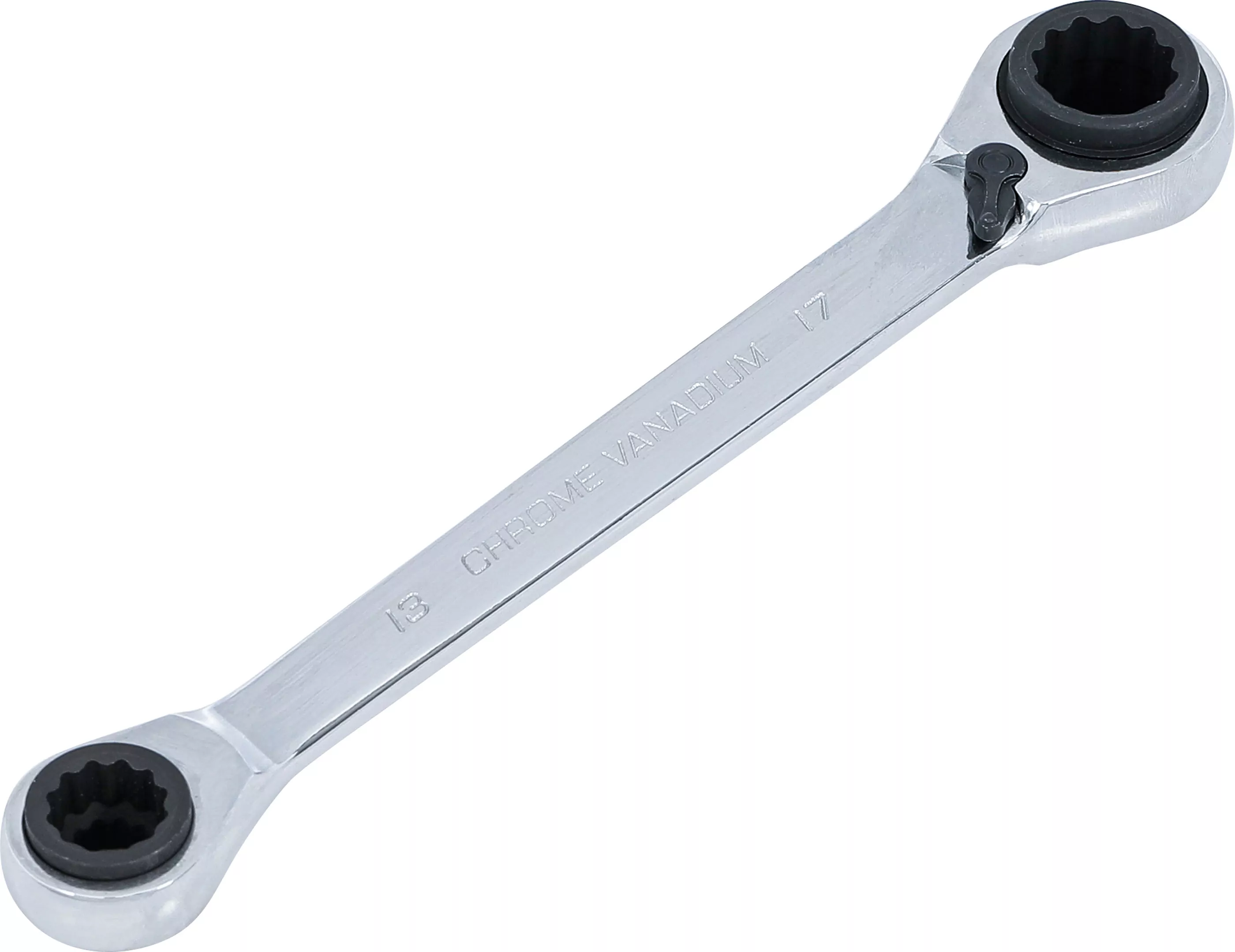 Ratschen-Ringschlüssel | 4-in-1 | SW 10 x 13 - 17 x 19 mm