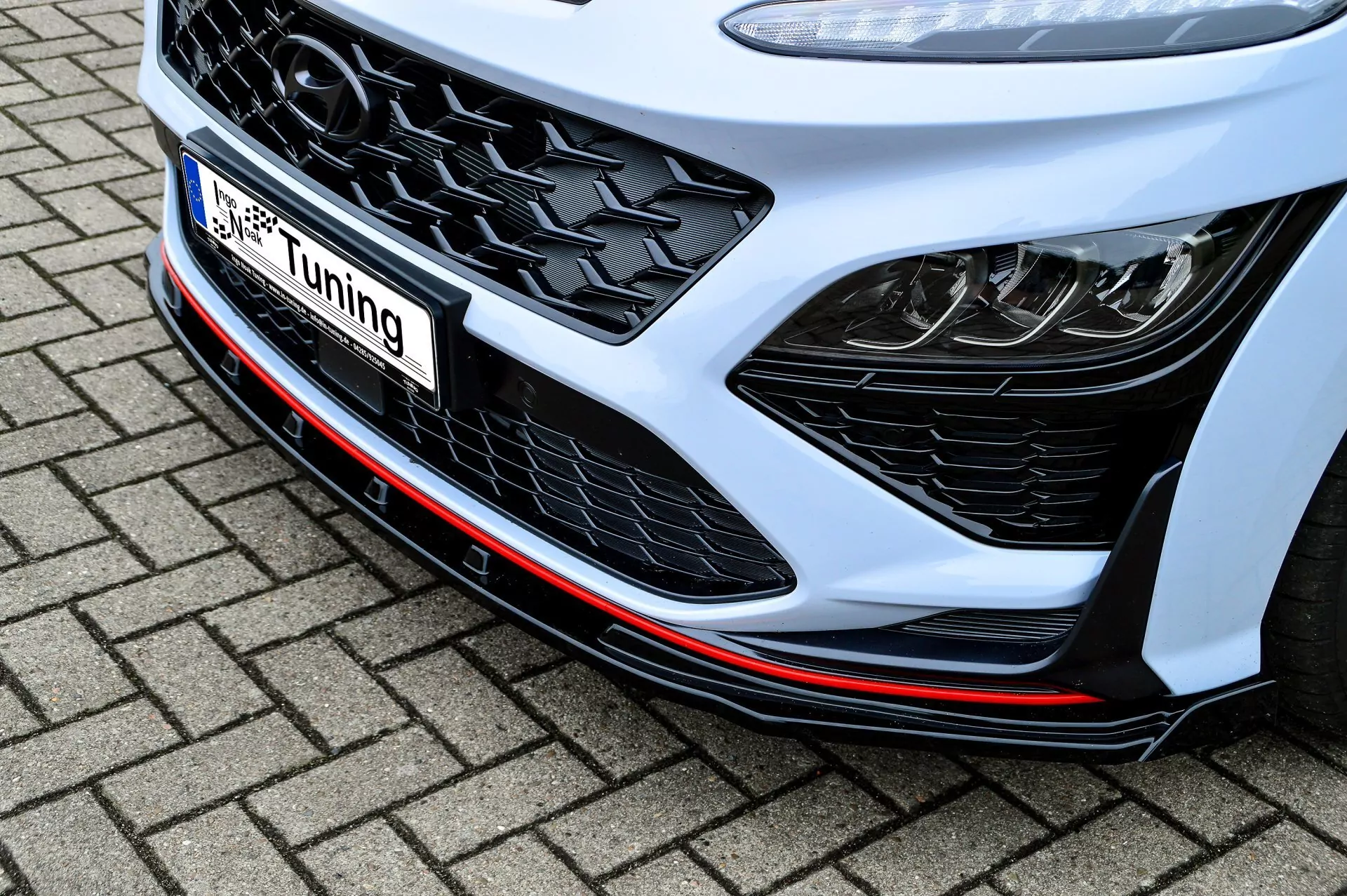 Cup Frontspoilerlippe mit Wing  für Hyundai Kona N + N-Line ab Bj.2020-