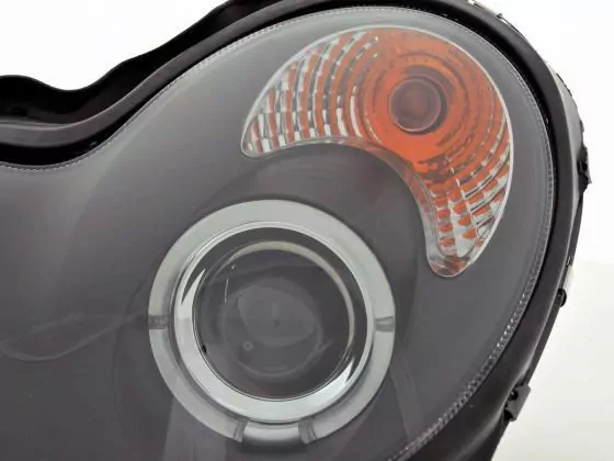 Scheinwerfer Set Mercedes C-Klasse Typ W203 Bj. 00-07 schwarz für Rechtslenker