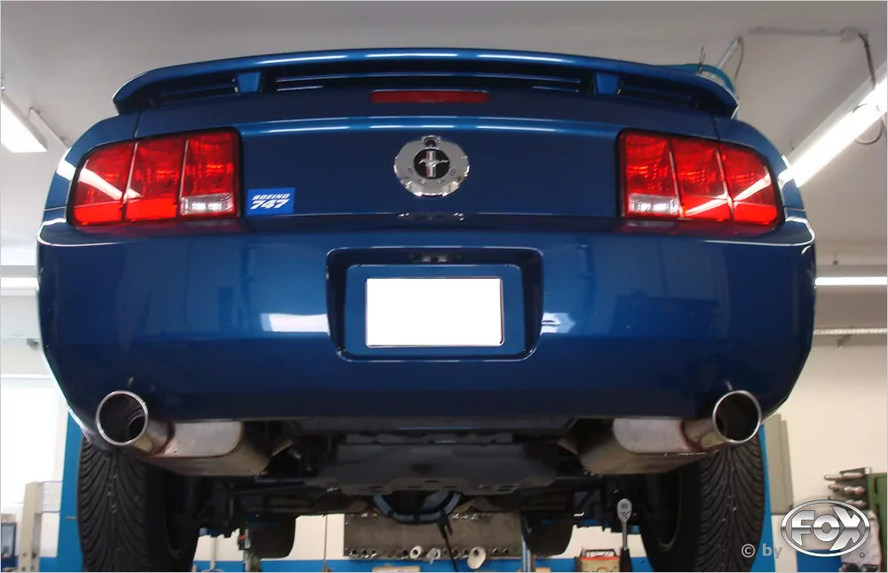 Ford Mustang Coupe  Endschalldämpfer rechts/links mit Y-Verbindungsrohr - 1x100 Typ 17 rechts/links