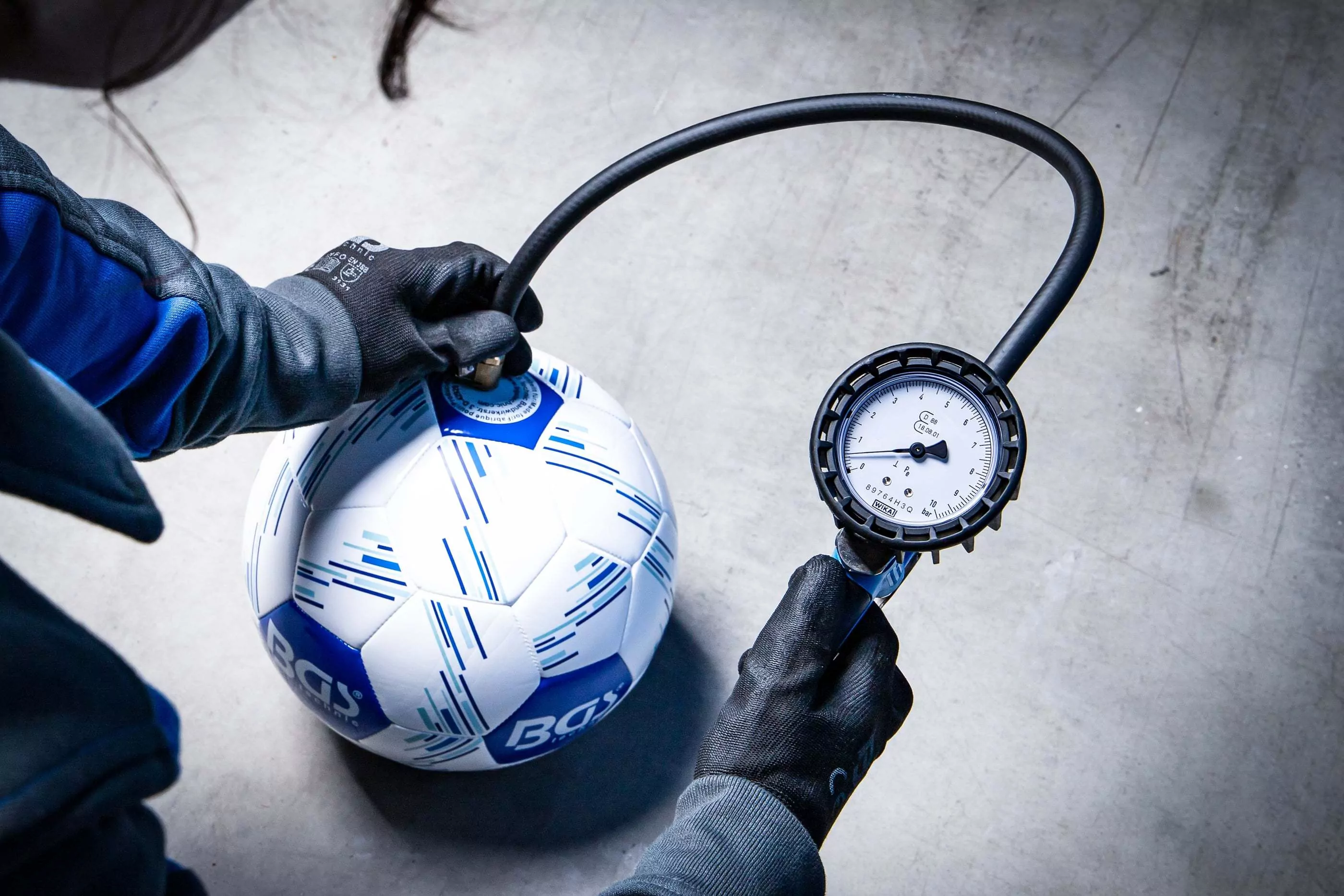 Druckluft-Reifenfüllpistole | geeicht | 0 - 10 bar