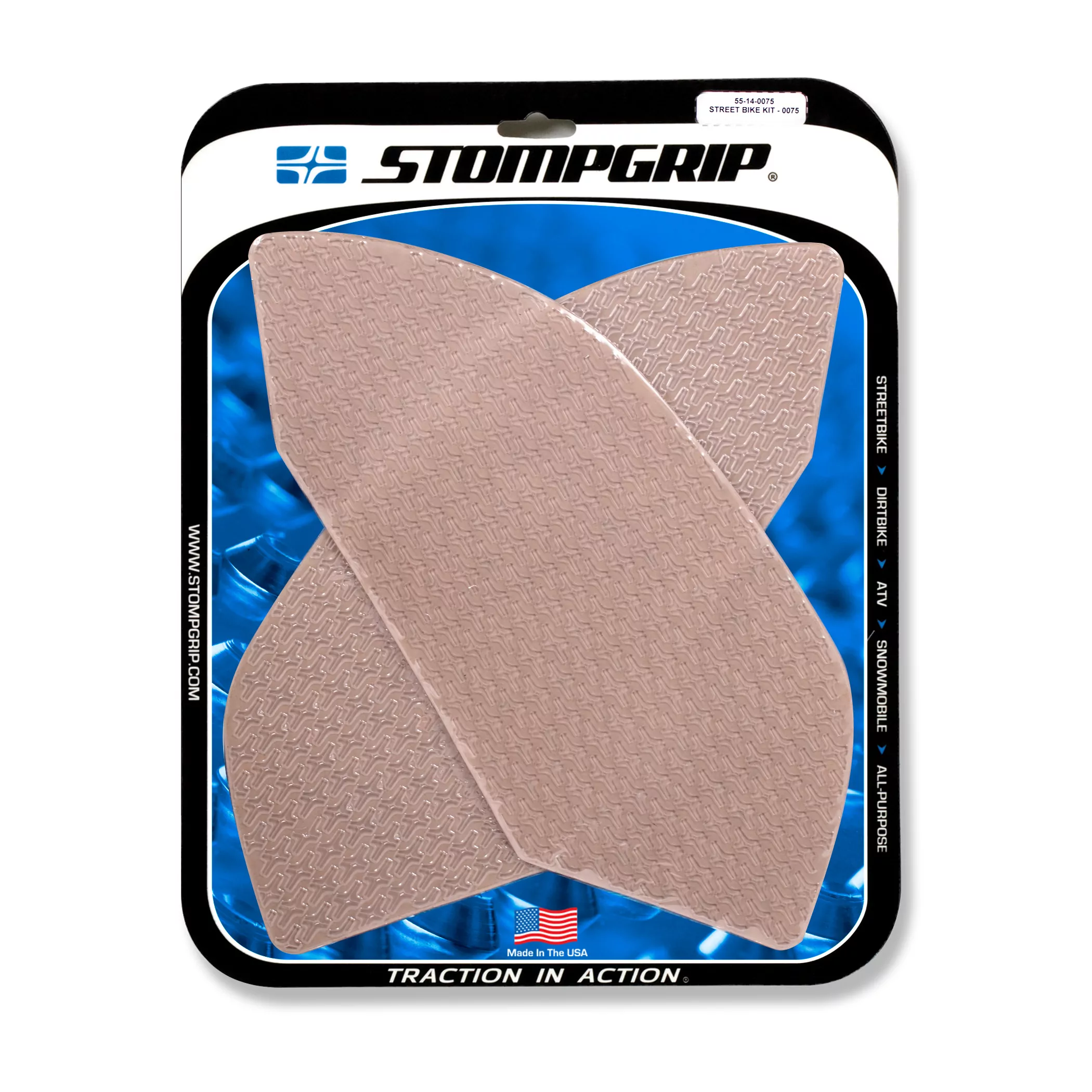 Stompgrip Traction Pad Icon für Aprilia Tuono V4 / R / APRC 10-15 Klar