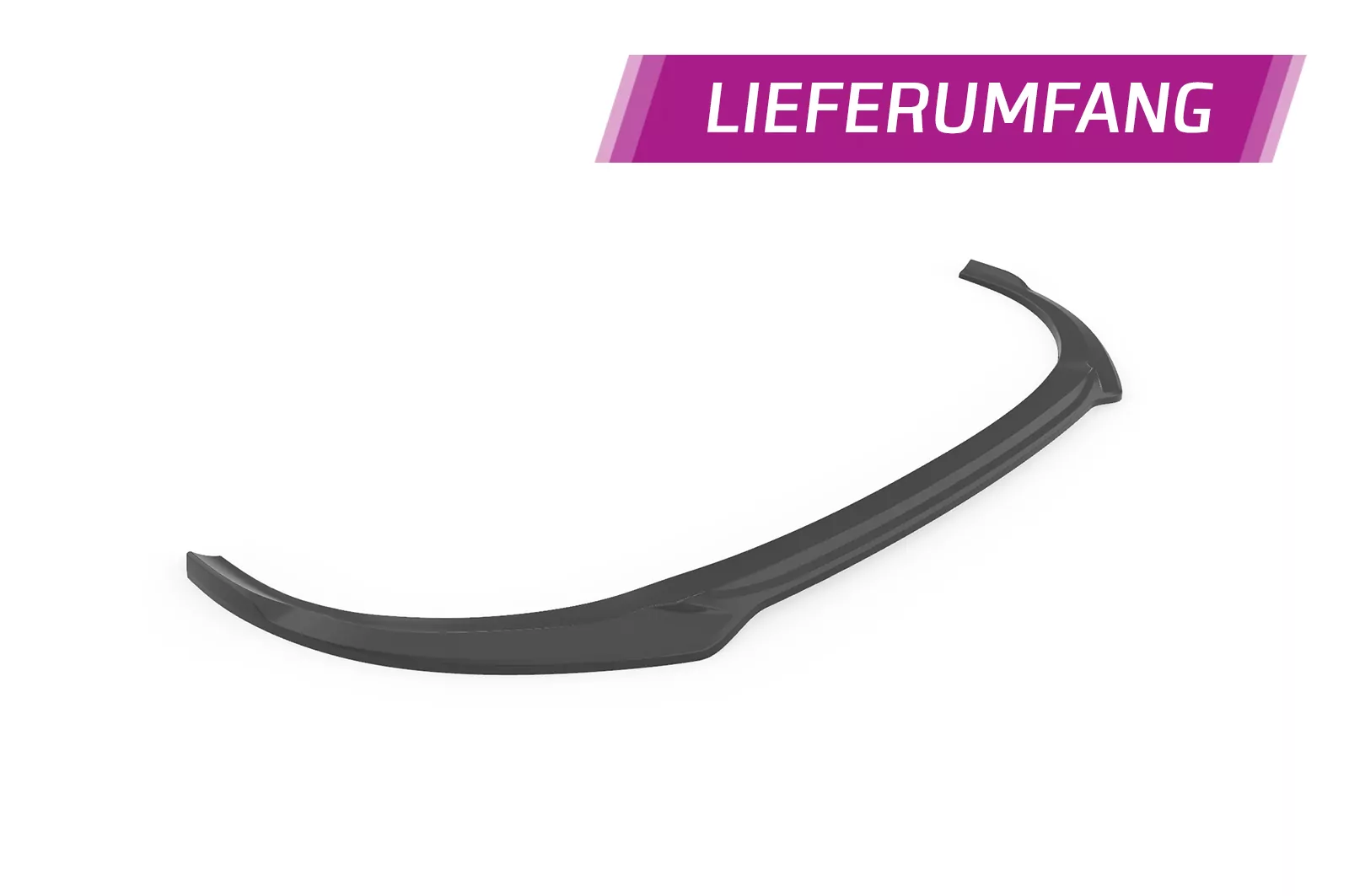 Cup-Spoilerlippe mit ABE für Hyundai I30 (PD) N / N-Line CSL714 Schwarz Strukturiert