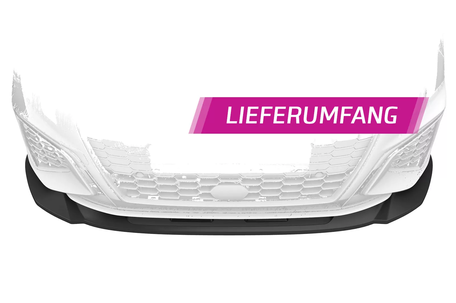 Cup-Spoilerlippe mit ABE für Audi A3 8Y S-Line / S3 8Y CSL483-M Carbon Look (matt)